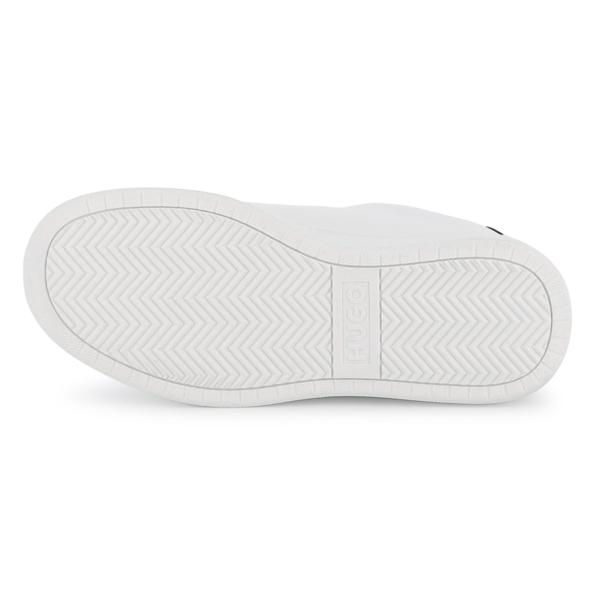 Sneakers in pelle bovina blanc, HUGO KIDSWEAR