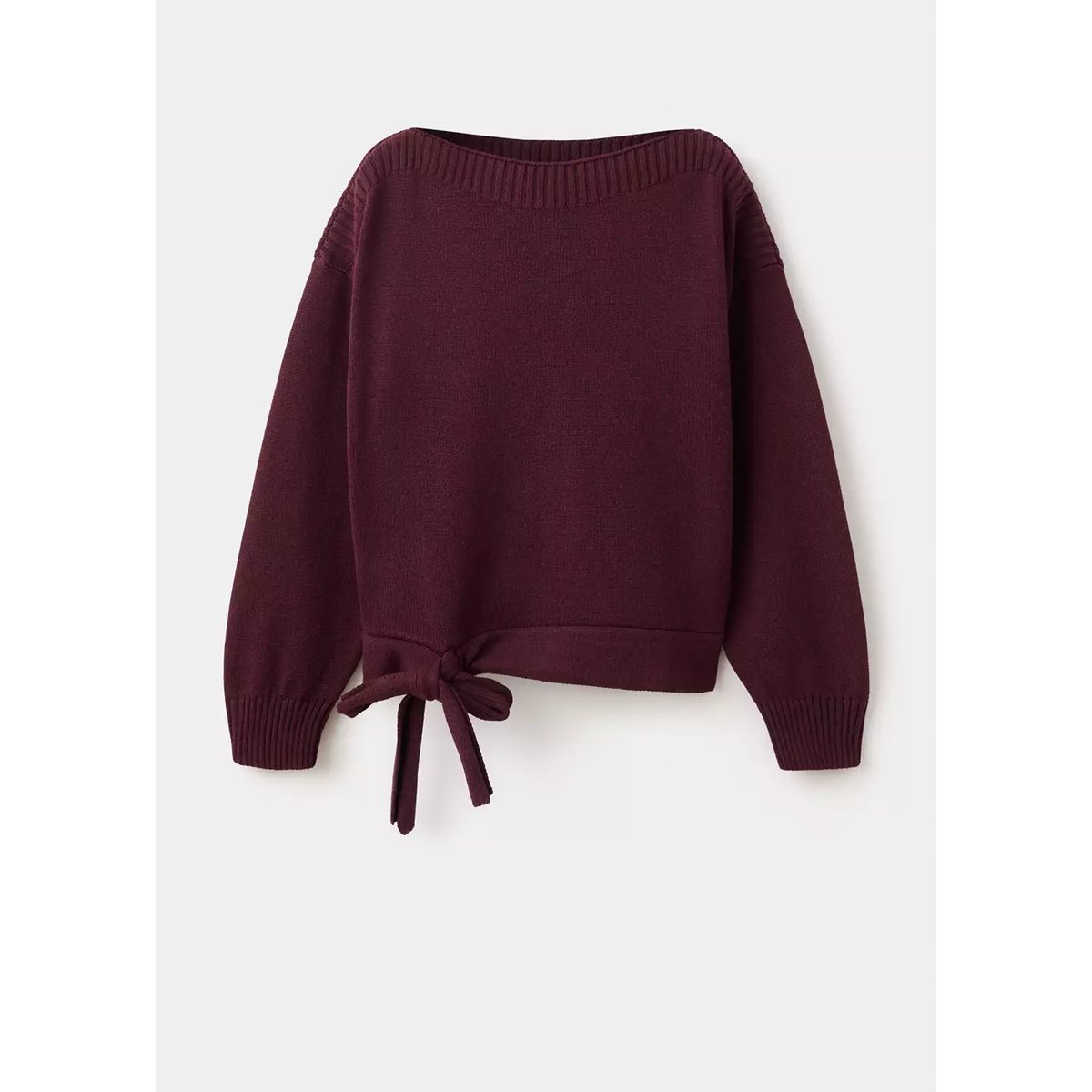 Pull-over en maille fine grenat, MANGO TEEN