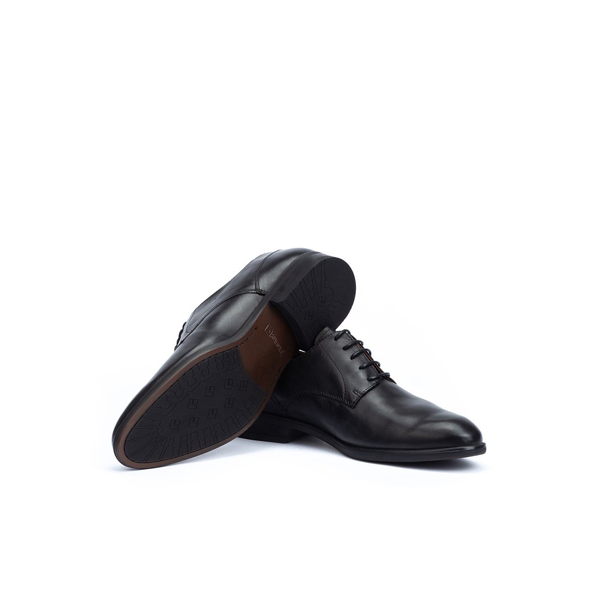 Chaussures à lacets cuir Bristol black, PIKOLINOS