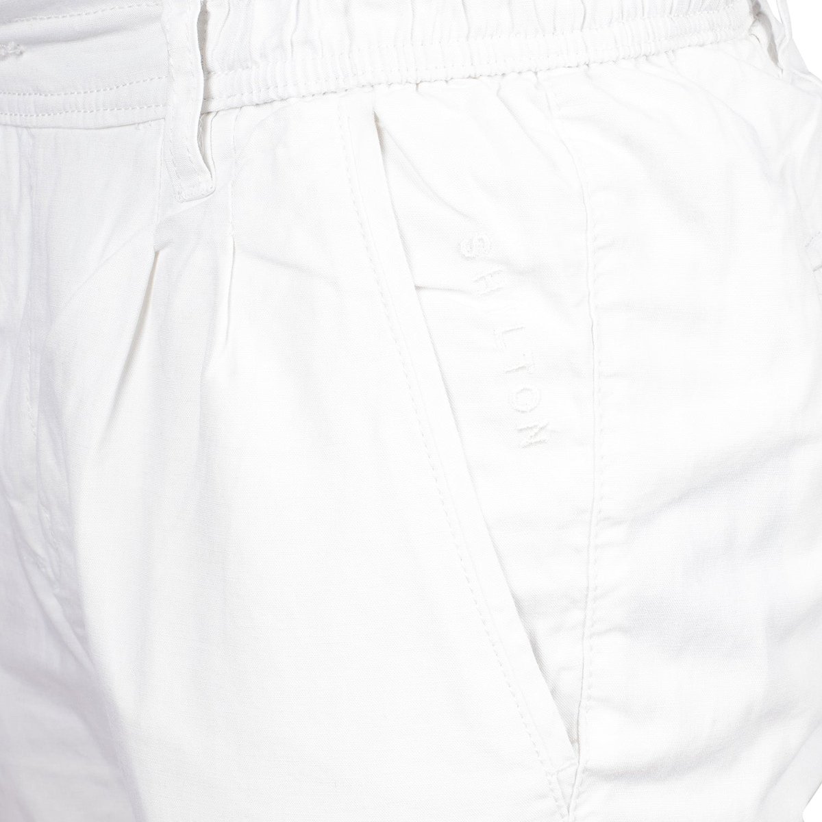 Pantalon en lin blanc, SHILTON