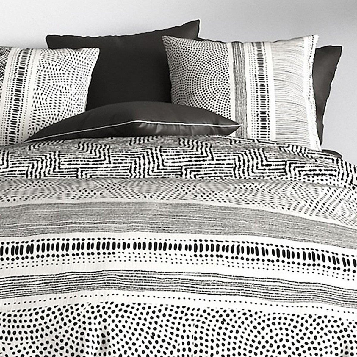 Parure de lit - Housse de couette coton 57 fils multicolore, EDEN