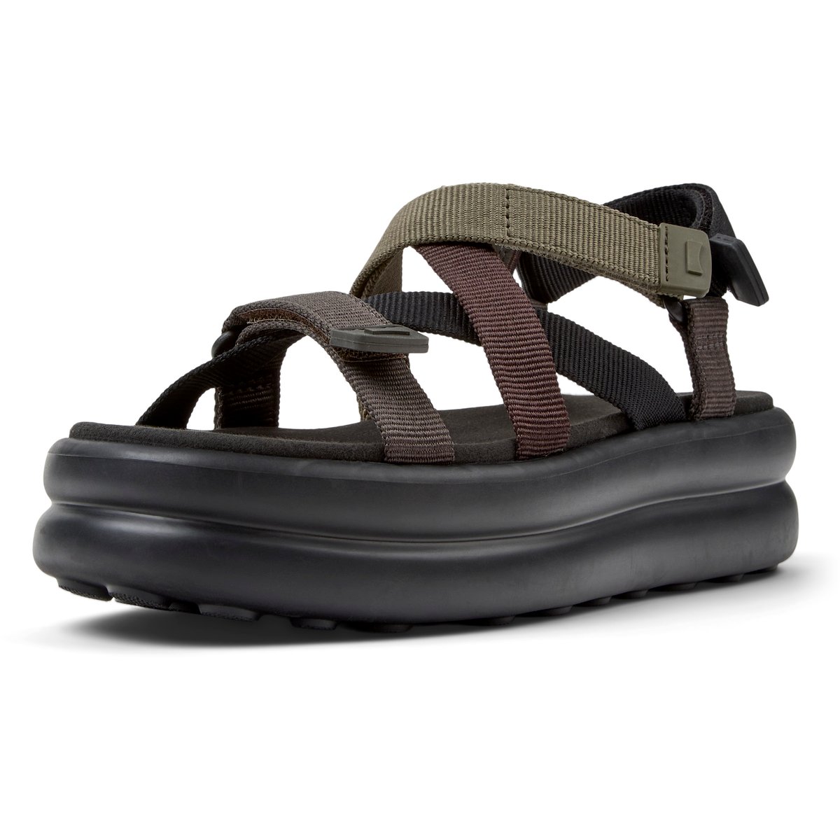 Sandales Pelotas Flota Up Twins noir gris, CAMPER