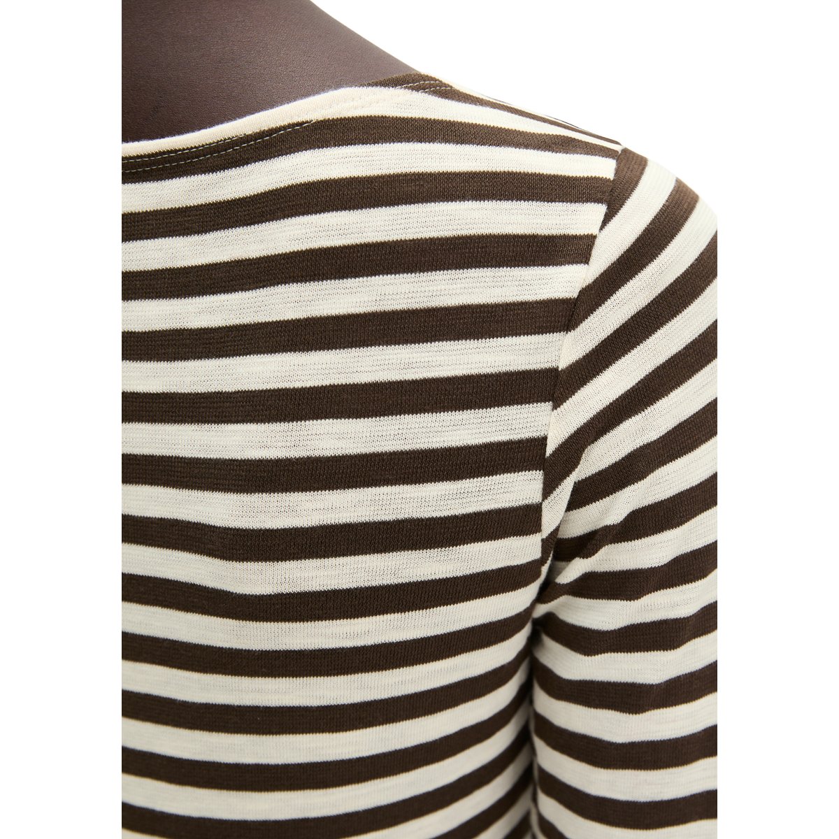 T-shirt à manches longues en jersey Organic Cotton Club noir, MARC O'POLO