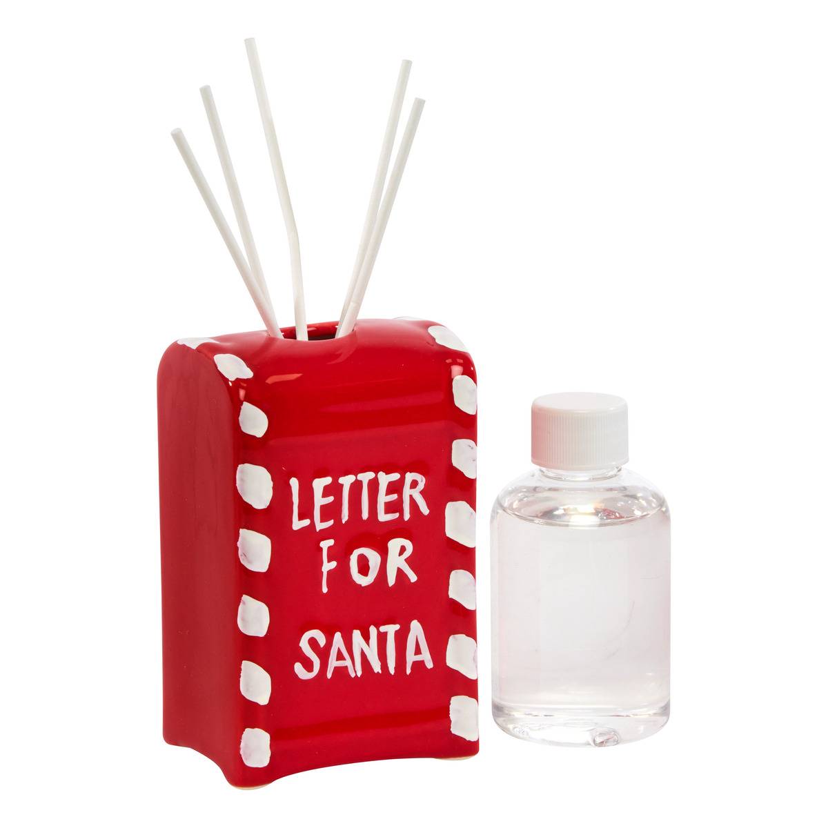 Diffuseur de parfum en céramique boîte aux lettres 100 ml rouge, FEERIC LIGHTS & CHRISTMAS