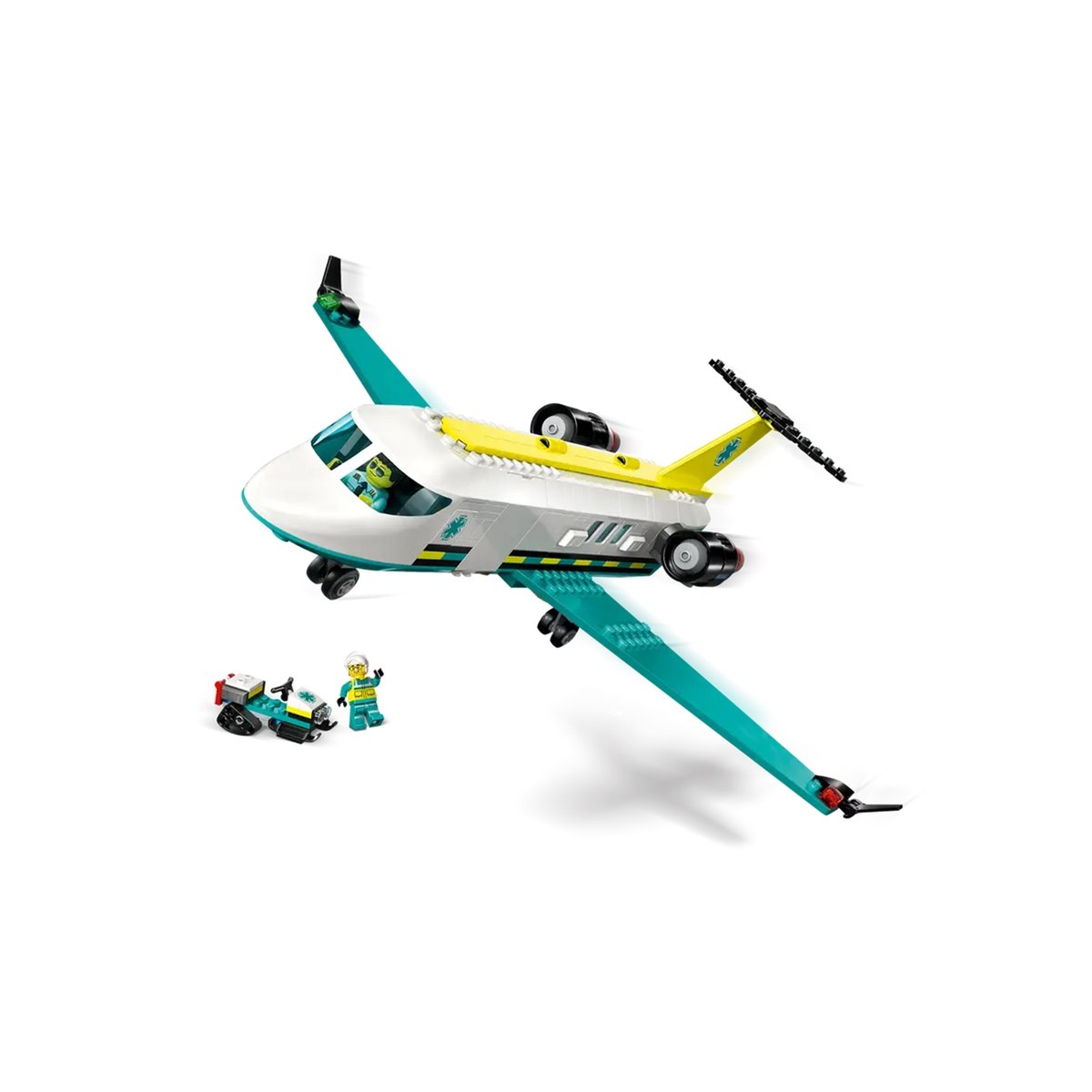 City L'ambulance de secours aérienne multicolore, LEGO