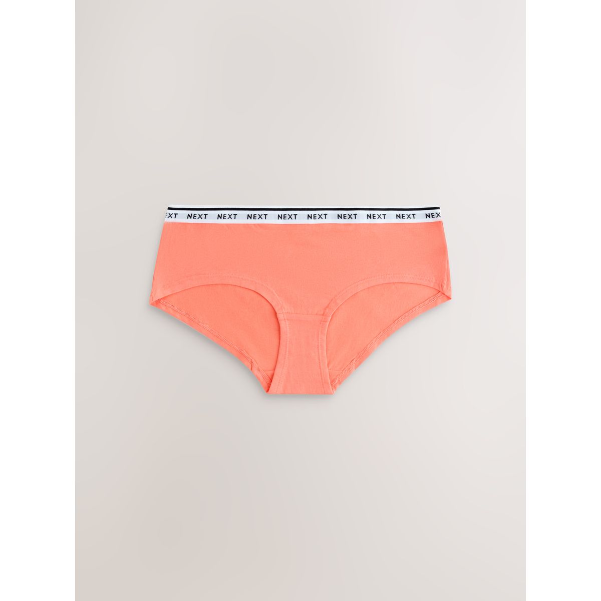Culotte en coton à logo, lot de 10 orange/blanc, NEXT