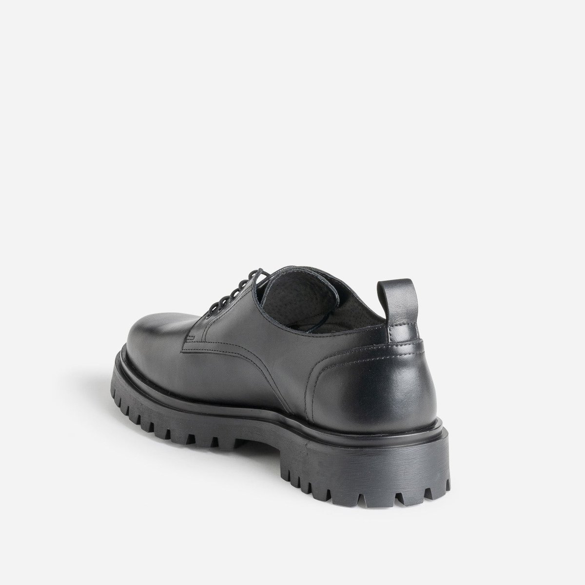 Derby en cuir CELESTIN noir, ERAM