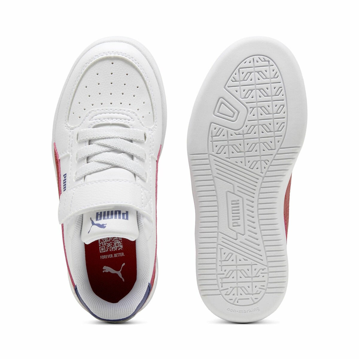 Baskets Caven 2.0 blanc/rouge, PUMA