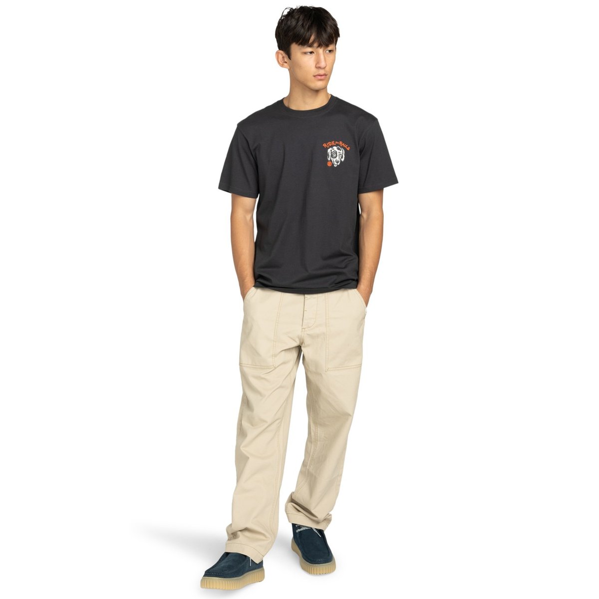 T-shirt à manches courtes TIMBER HOBOS noir off black, ELEMENT