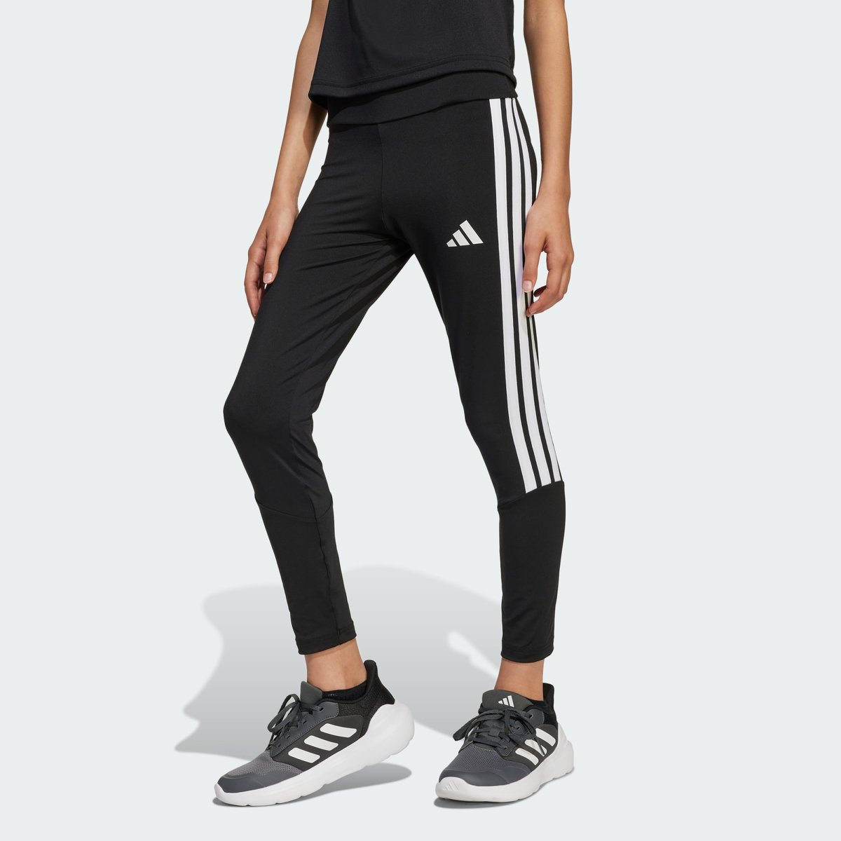 Legging de sport black / white, ADIDAS SPORTSWEAR