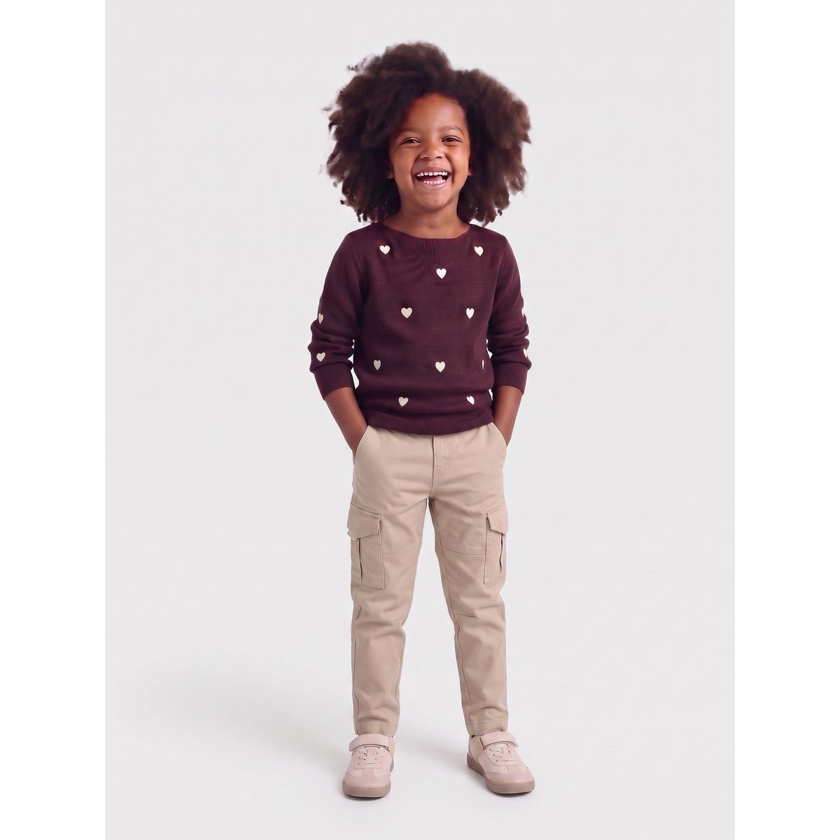 Pantalon Cargo white pepper, KIDS ONLY