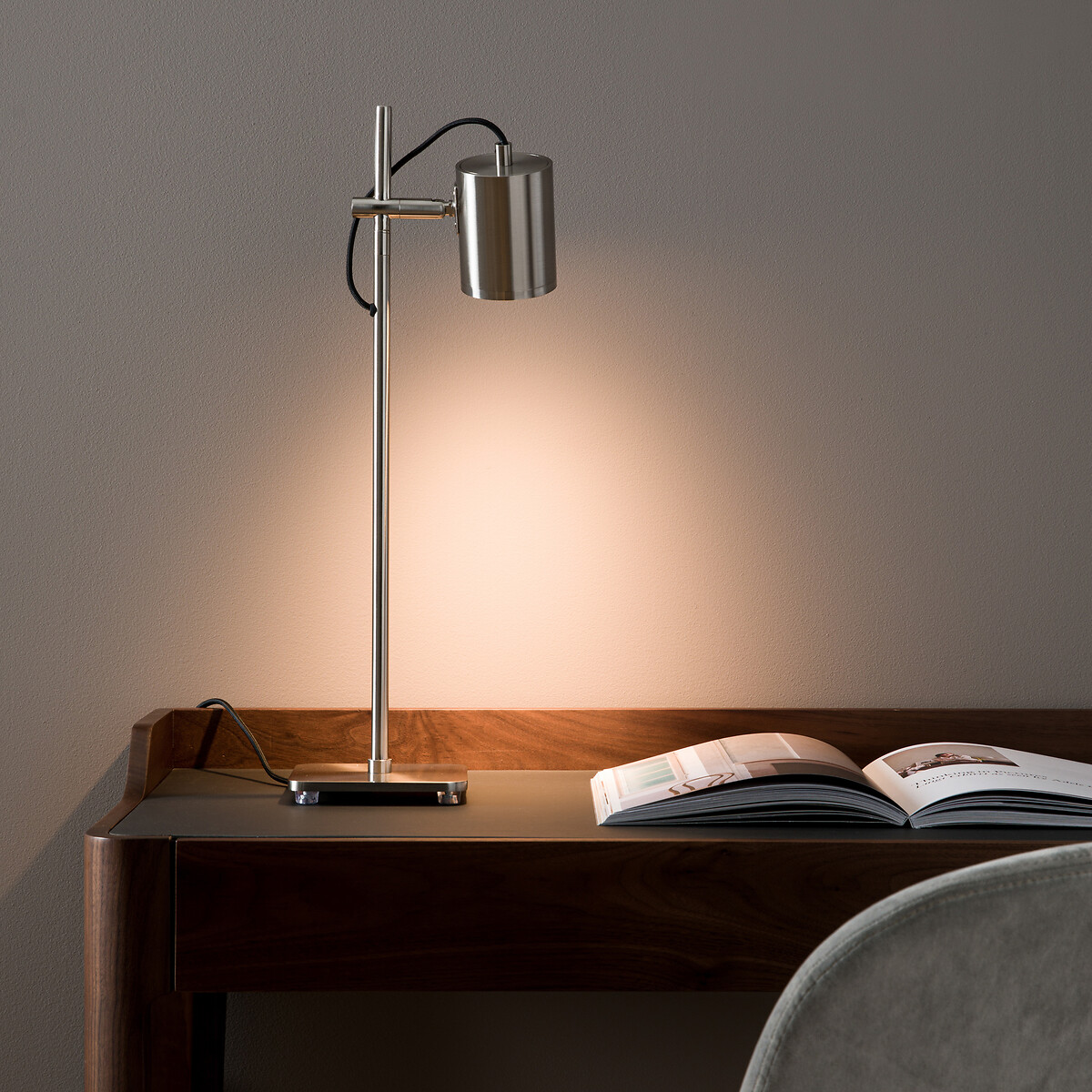 Lampe spot finition nickel satiné, Girevole nickel satiné, AM.PM
