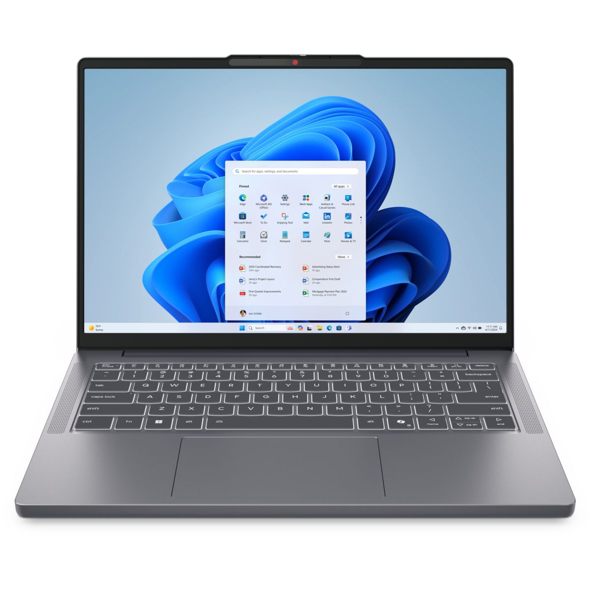 Ordinateur portable IdeaPad Slim 3 14IRP10 14" AMD Ryzen 7 170 16 Go RAM DDR5 SSD 512 Go couleur unique, LENOVO