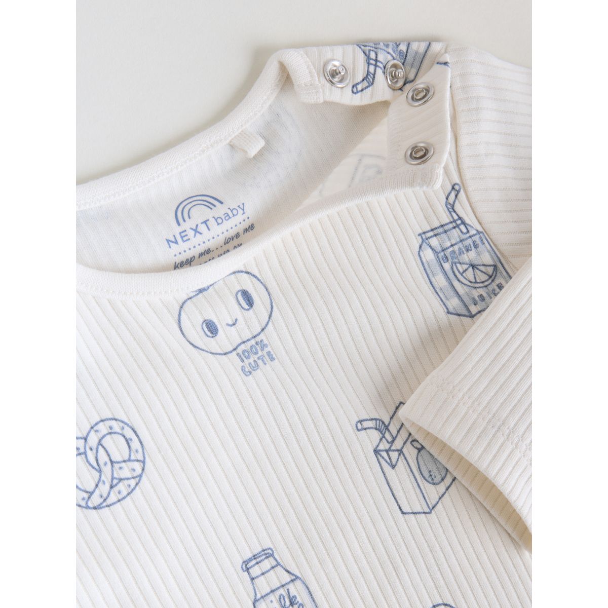 Body à manches longues bébé, lot de 5 bleu, NEXT