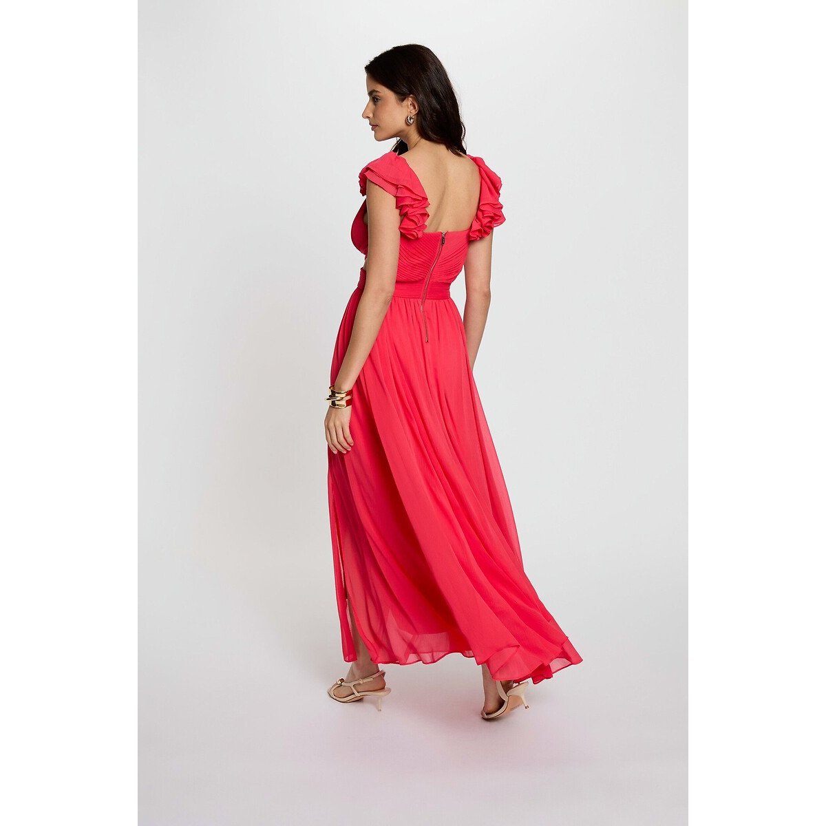 Sleeveless Maxi Dress coral, MORGAN