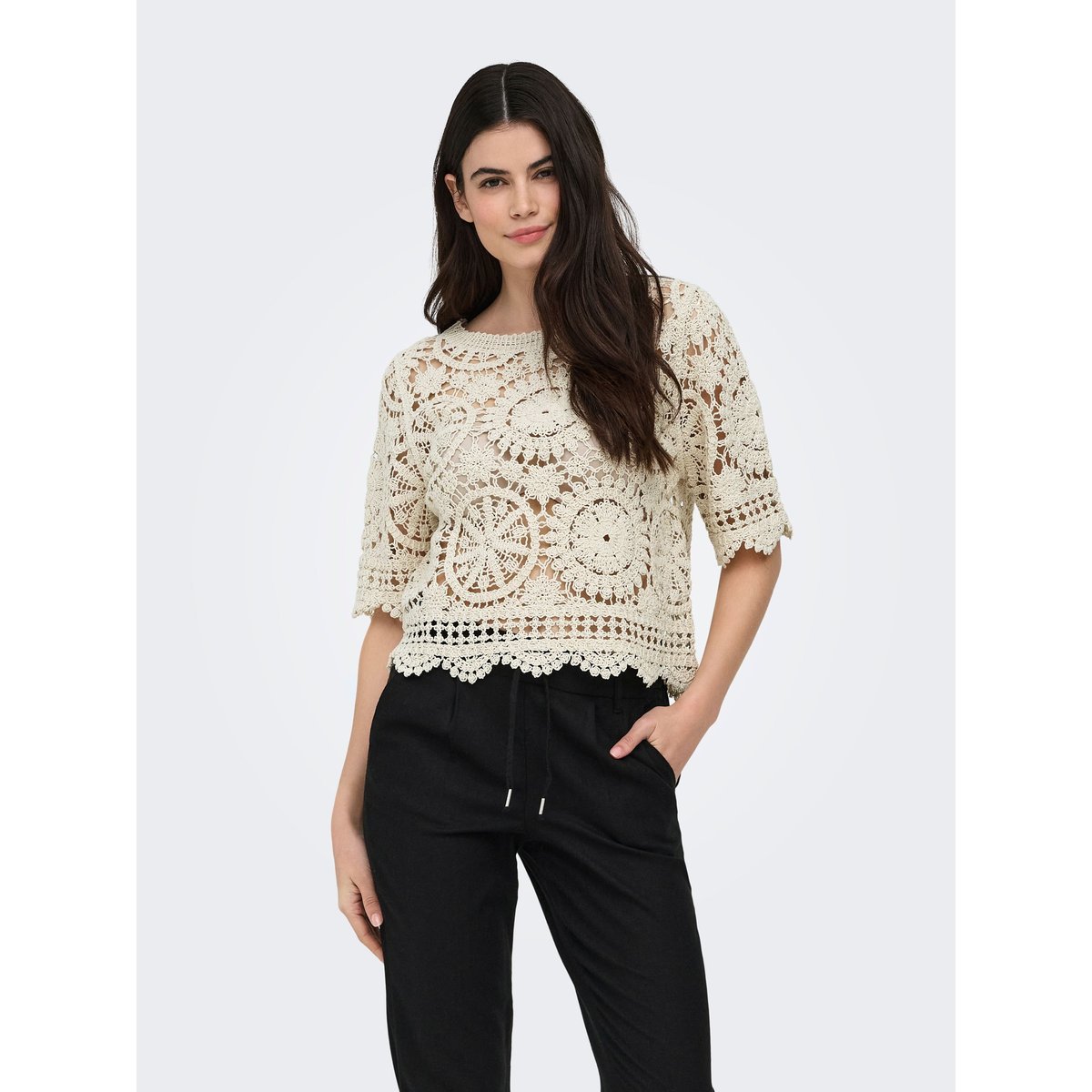 Pull En Maille birch, ONLY