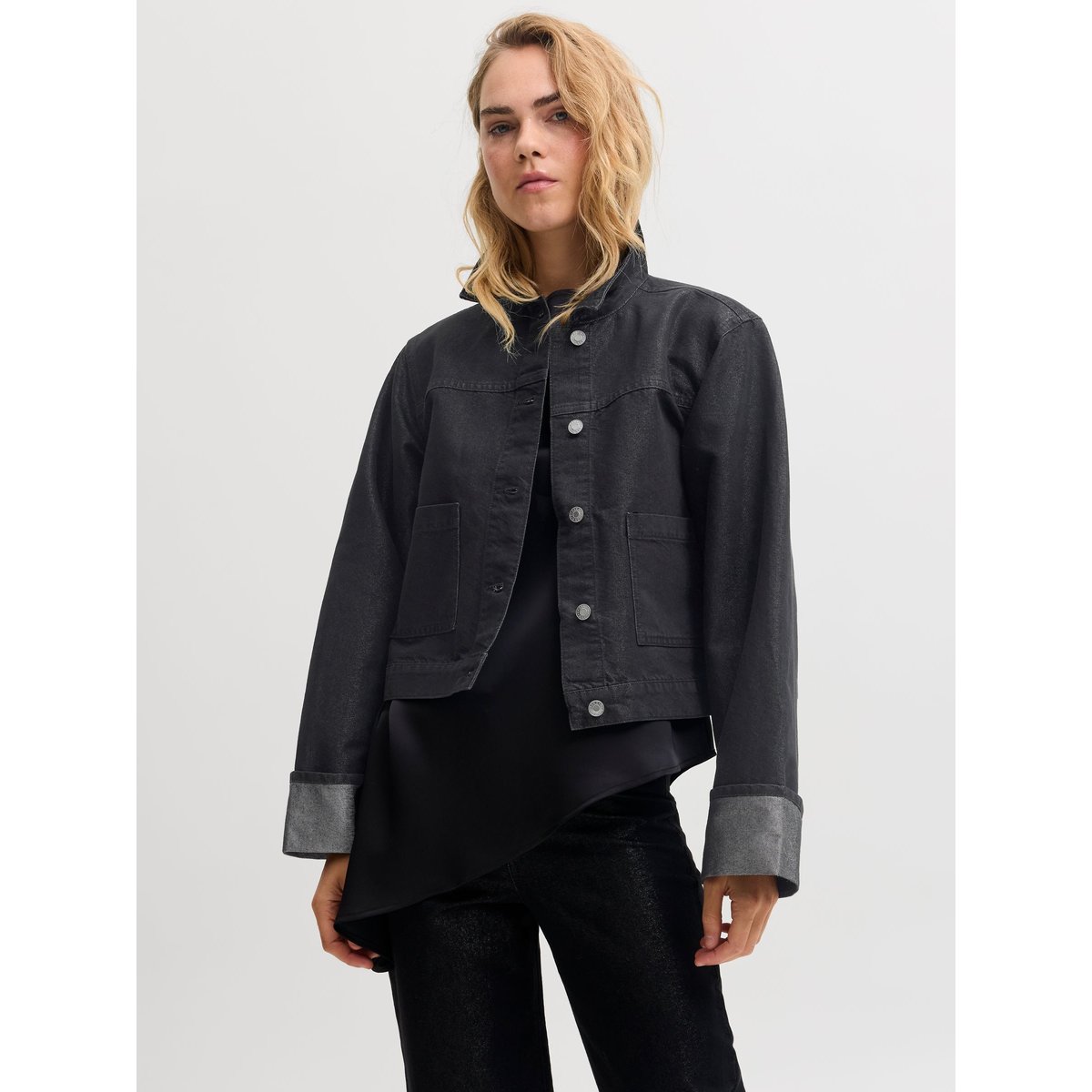Veste En Jean noire - black denim 1, JJXX