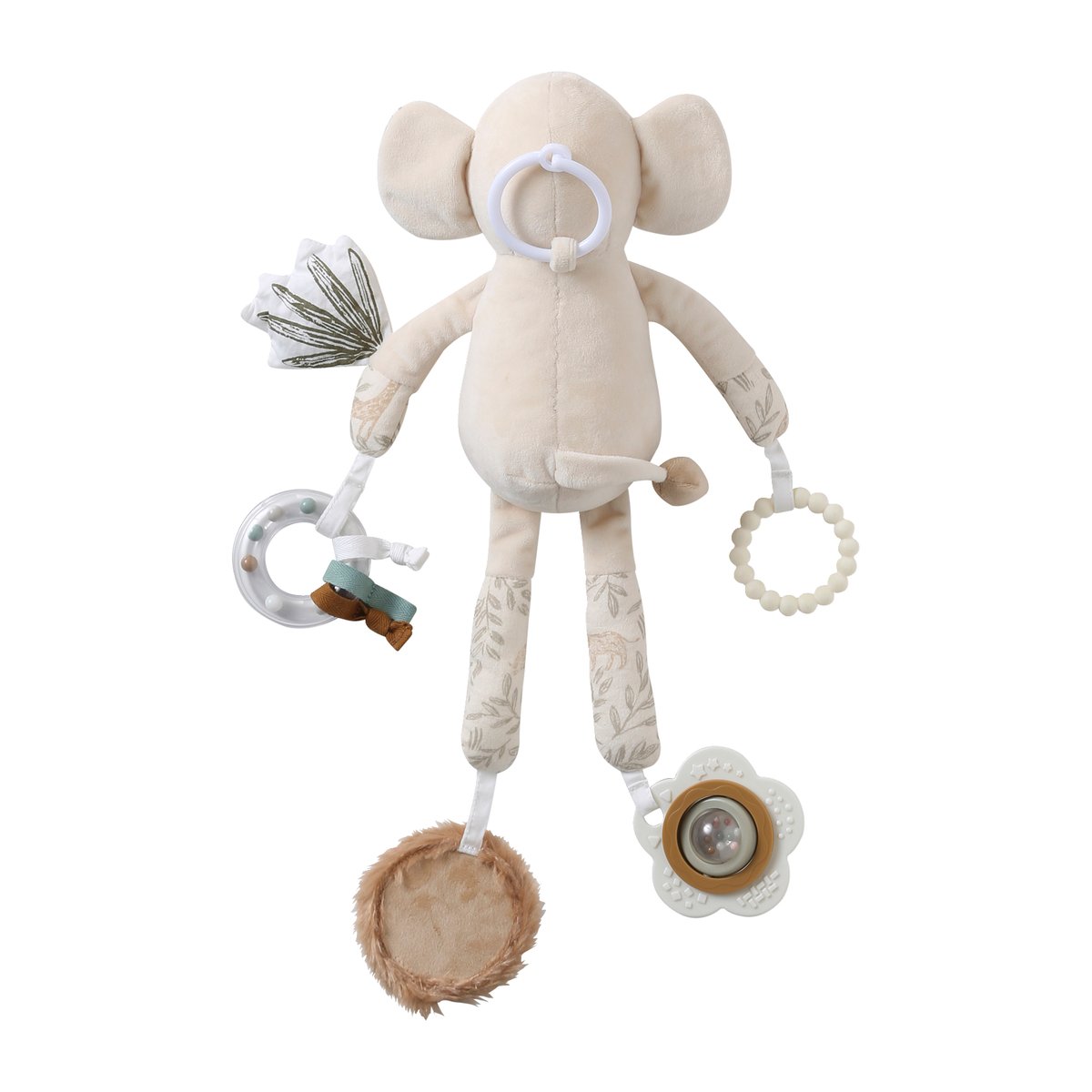 Peluche d'activités à suspendre BABYLON beige, VERTBAUDET