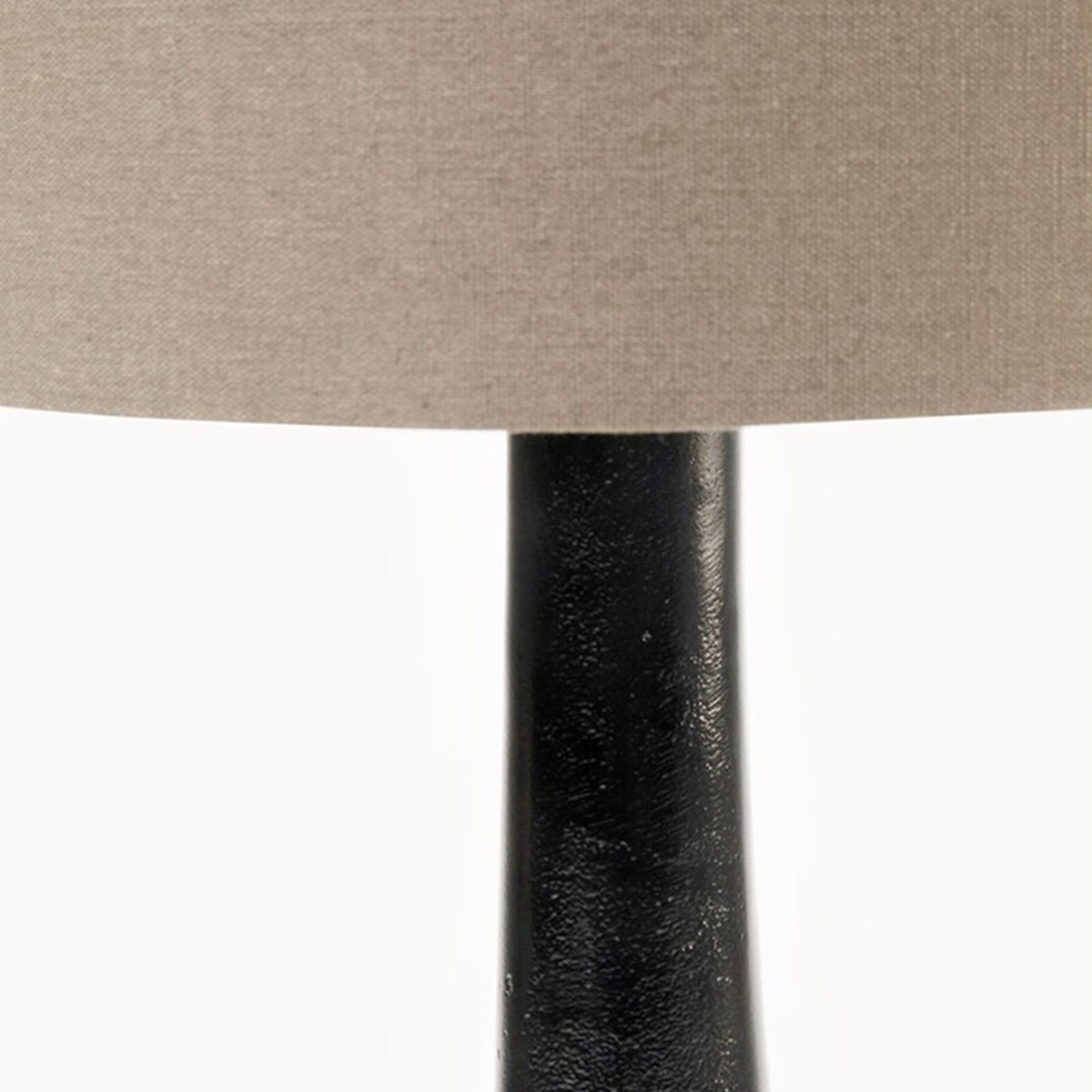 Lampadaire en coton et aluminium, FLY marron, KARE DESIGN