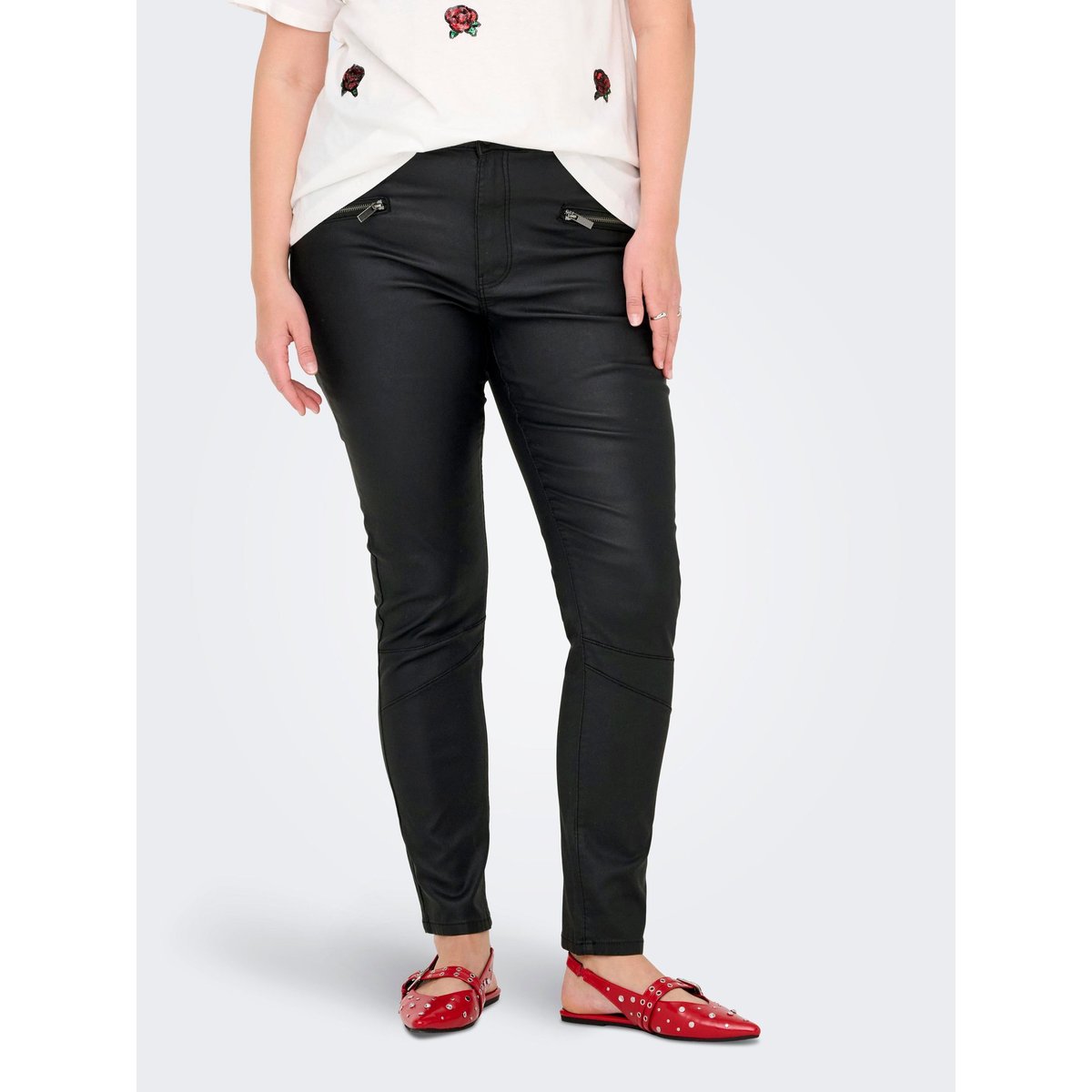 Pantalon noire - black, ONLY CARMAKOMA