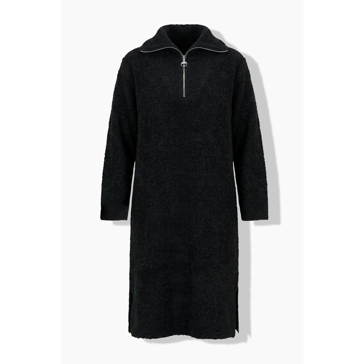 Robe en maille, coupe évasée noir, ULLA POPKEN