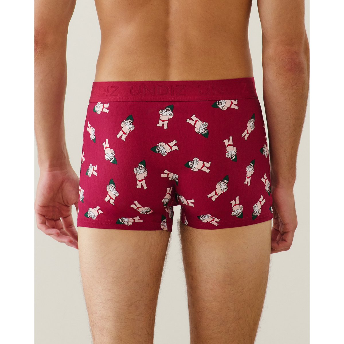 Boxer à motifs lutins REPEATIZ SLIPG bordeaux, UNDIZ