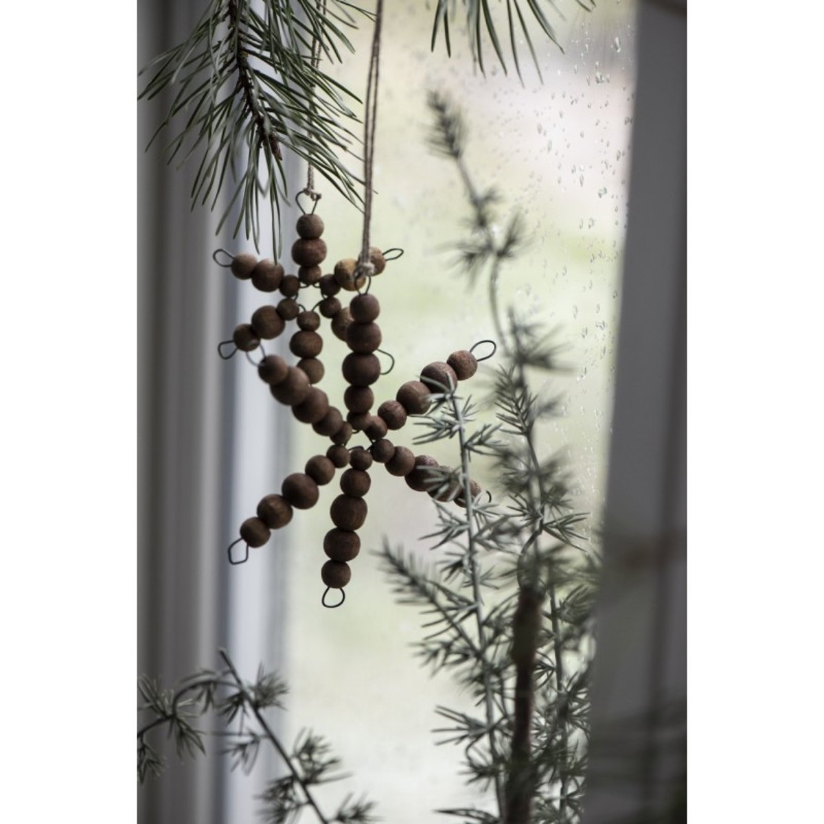 Décoration de sapin bois naturel étoile bois clair, IB LAURSEN