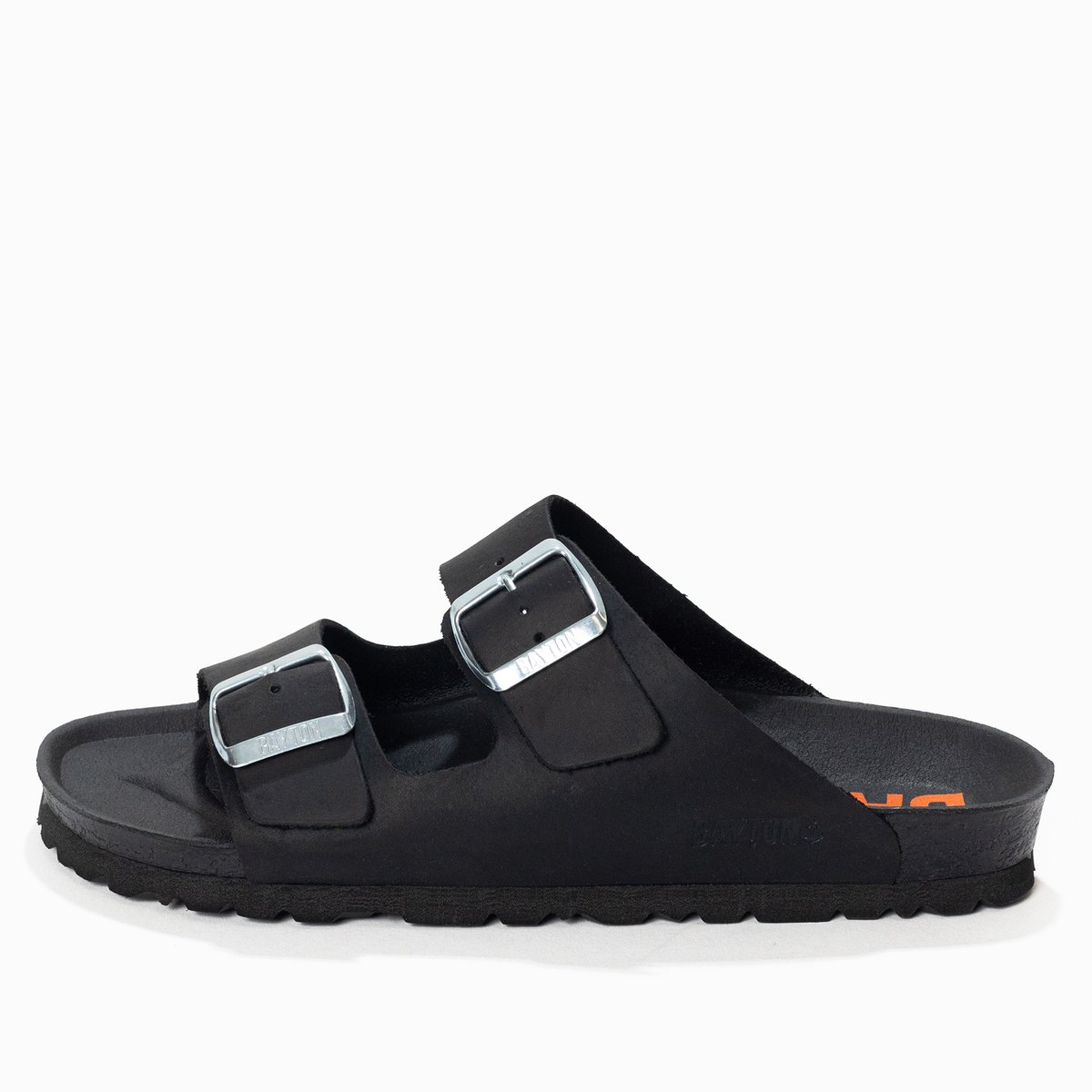 Sandales en cuir ATLAS noir, BAYTON