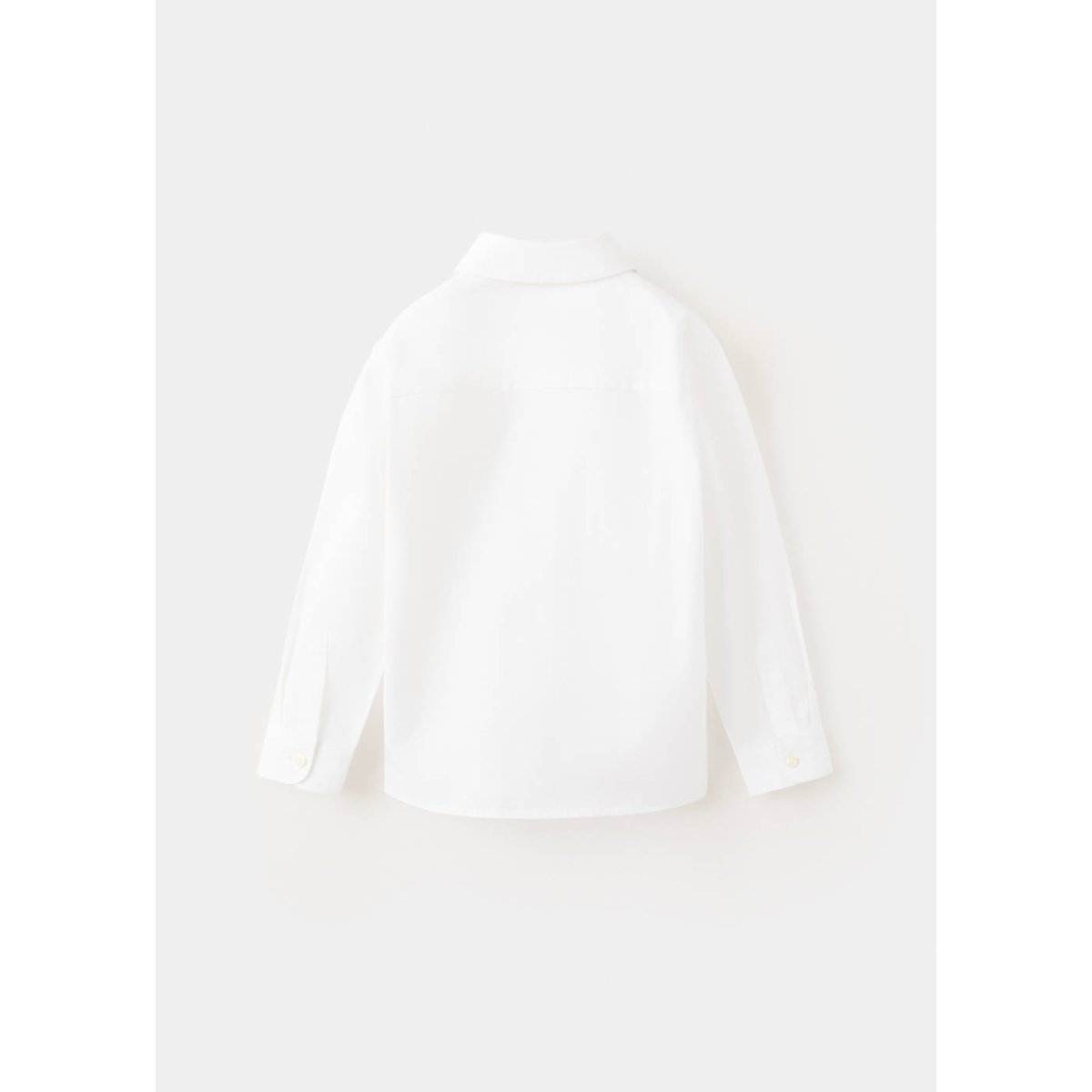 Chemise oxford en coton blanc, MANGO BABY