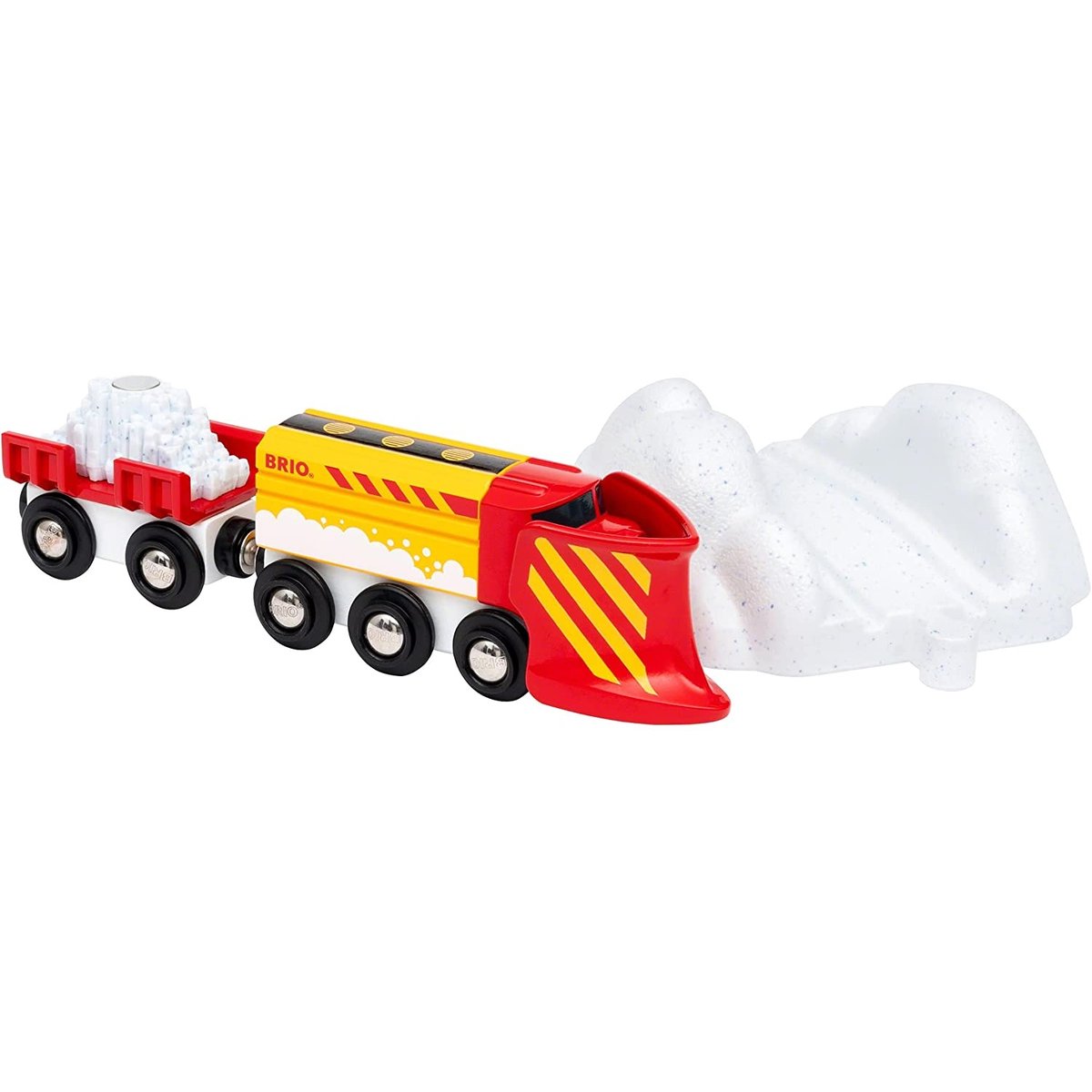 Locomotive chasse neige rouge, BRIO