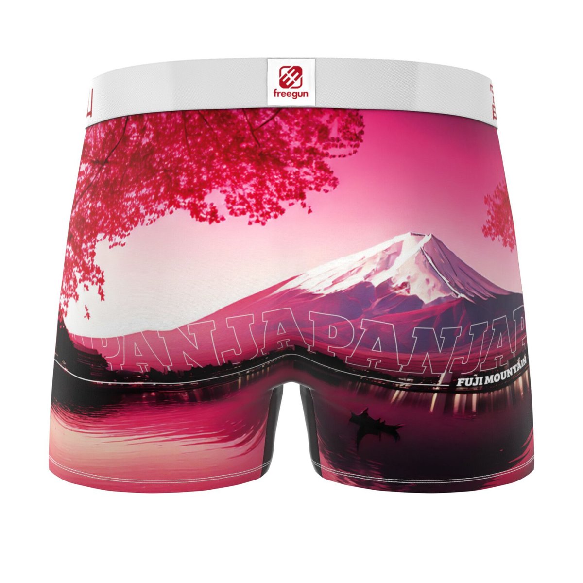 Lot De 3 Boxers Travel rose/violet/orange/vert/jaune, FREEGUN