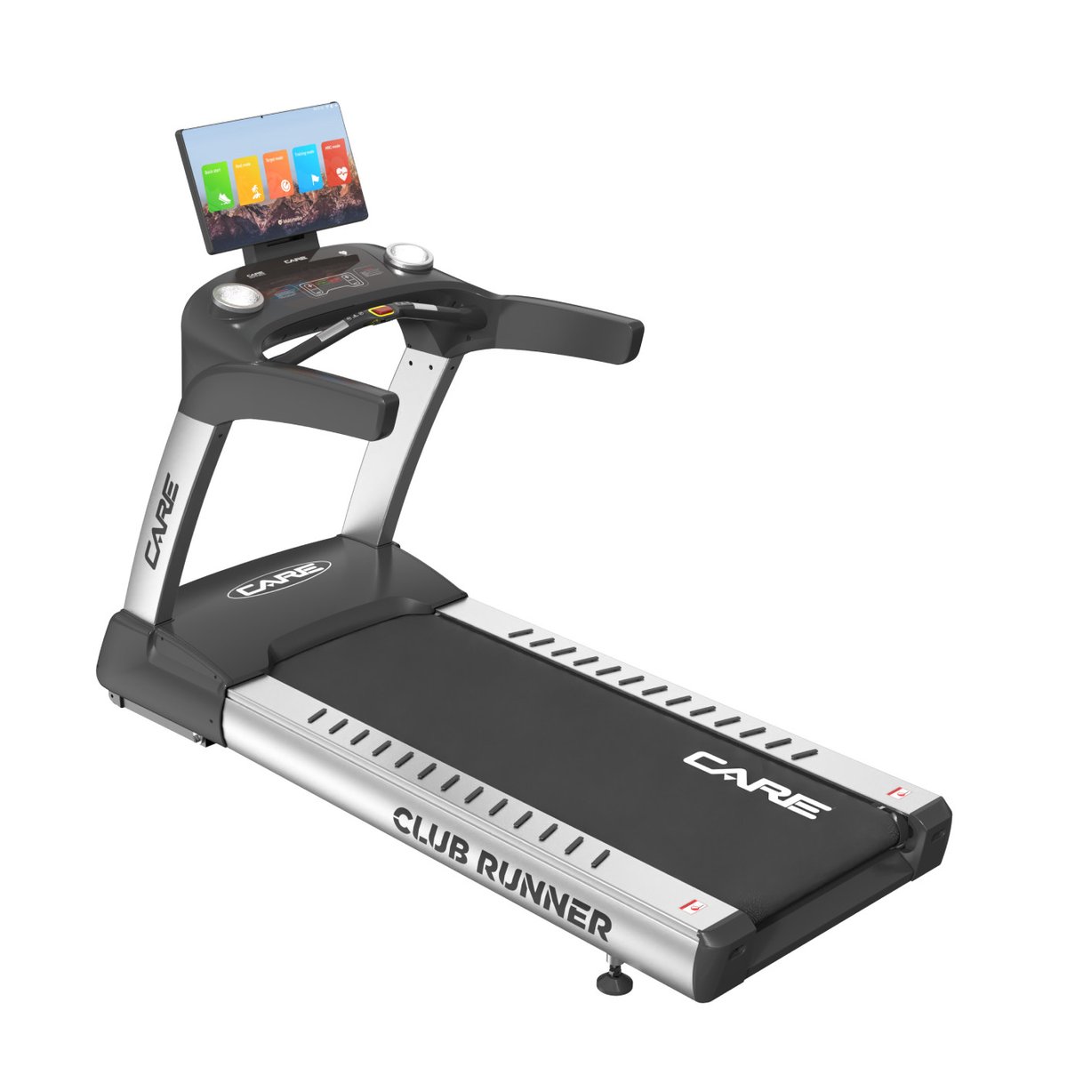 Tapis de course professionnel - 25km/h - CARE - CLUB RUNNER écran TFT gris, CARE FITNESS