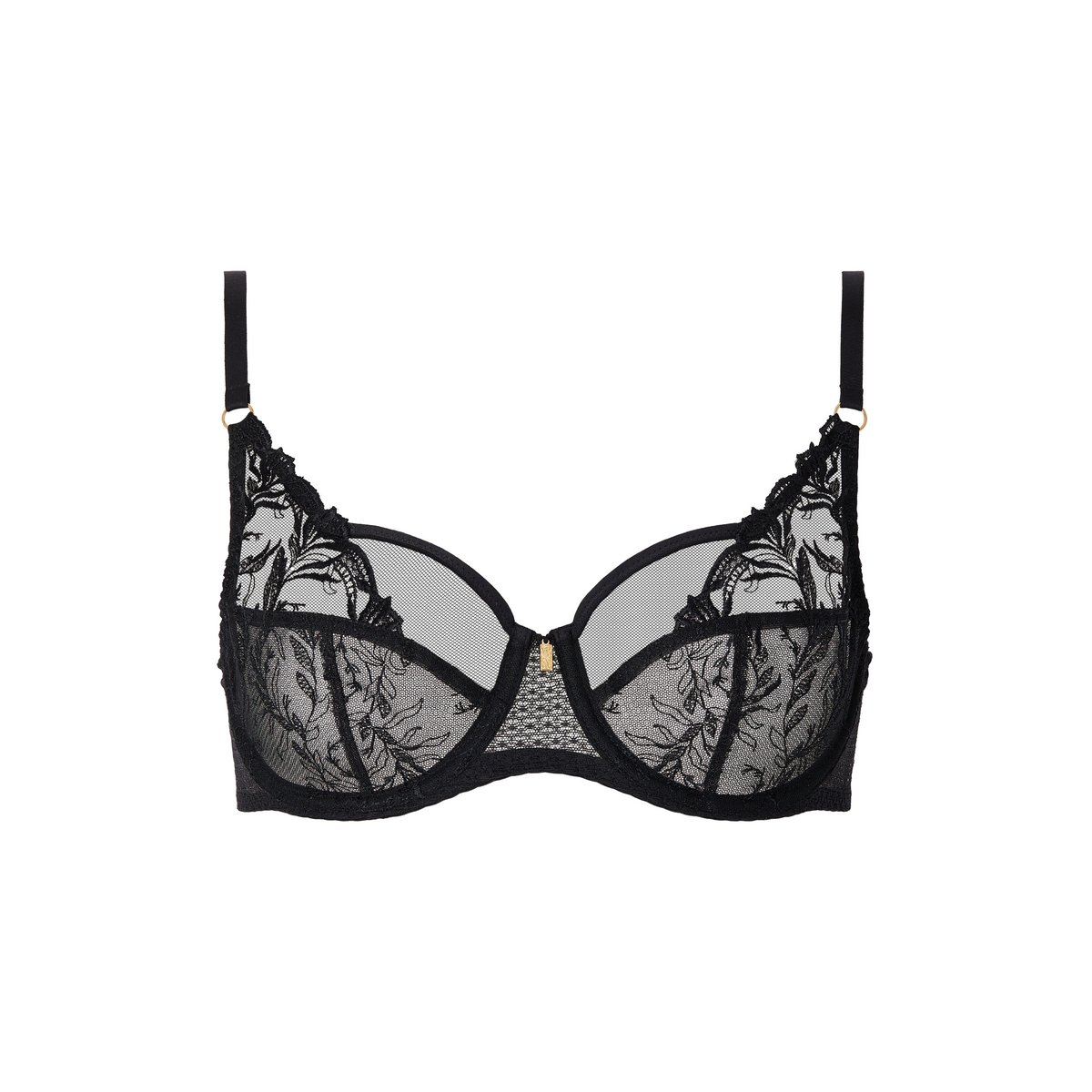 Soutien-gorge Emboitant Foulard Hidden Treasure noir, AUBADE