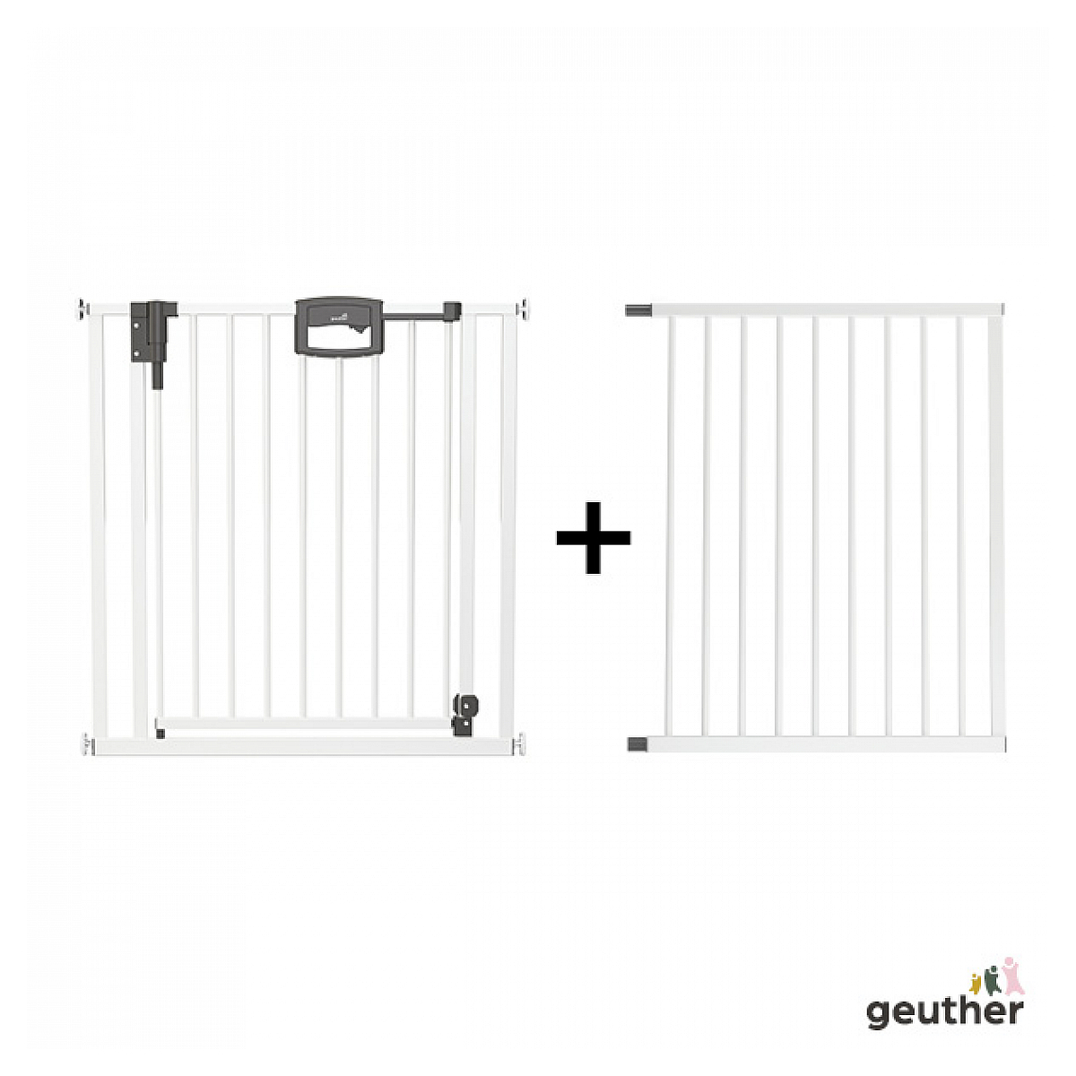 Barrière de porte à pression Easylock Plus métal144,5 cm 152,5 cm couleur unique, GEUTHER