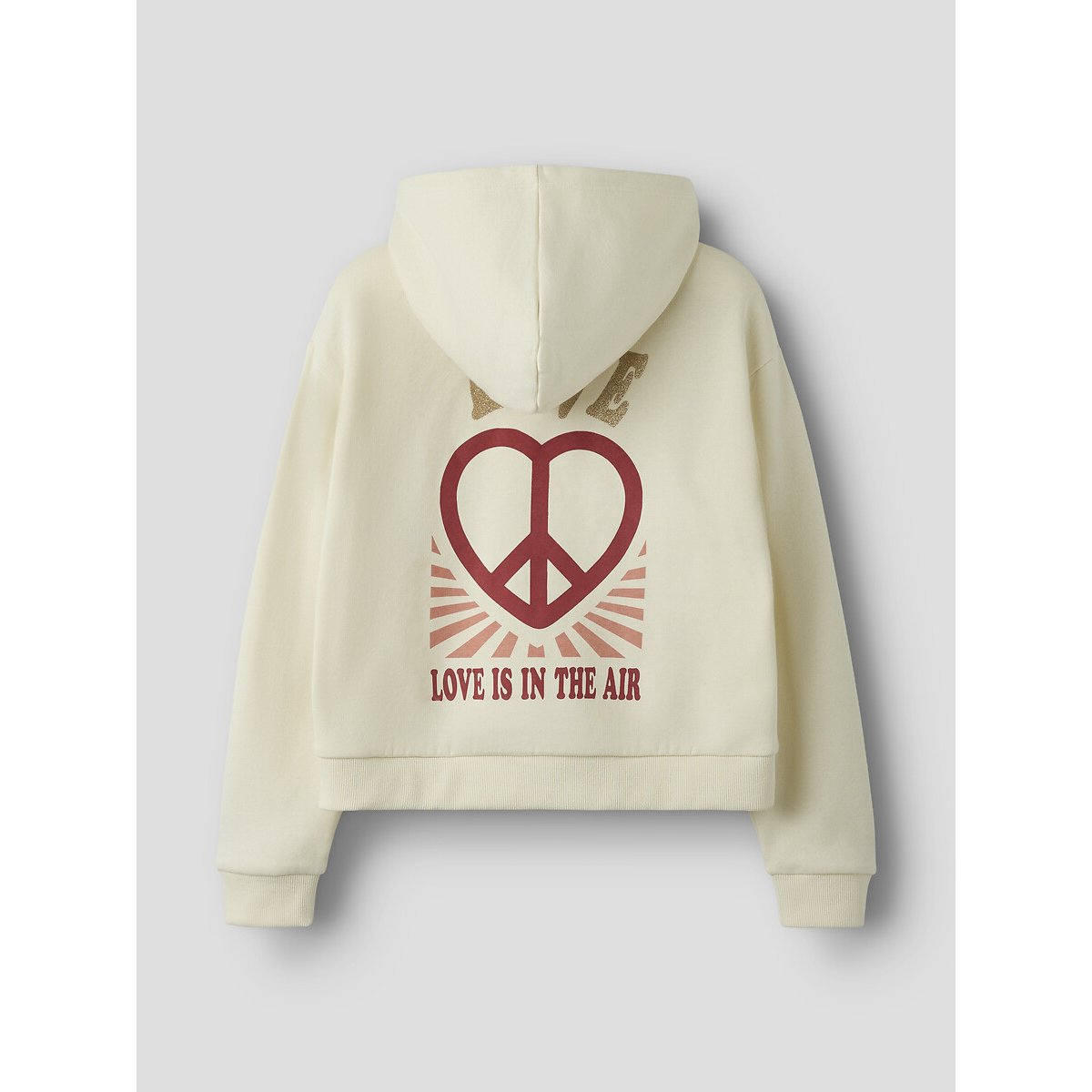 Sudadera con capucha de felpa crudo, NAME IT