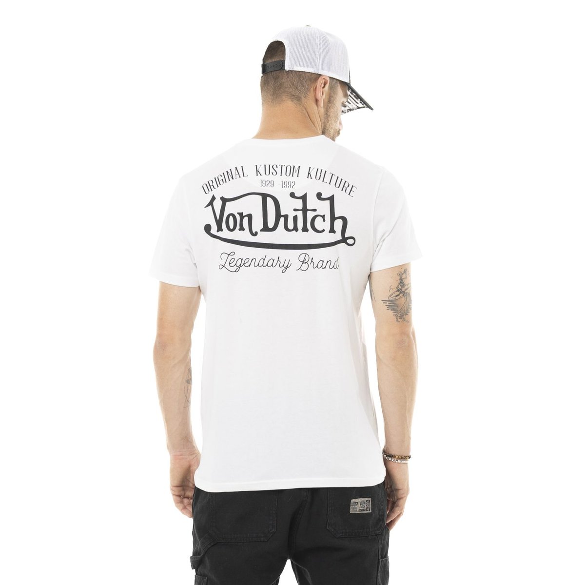 Tee Shirt en coton Eye blanc, VON DUTCH