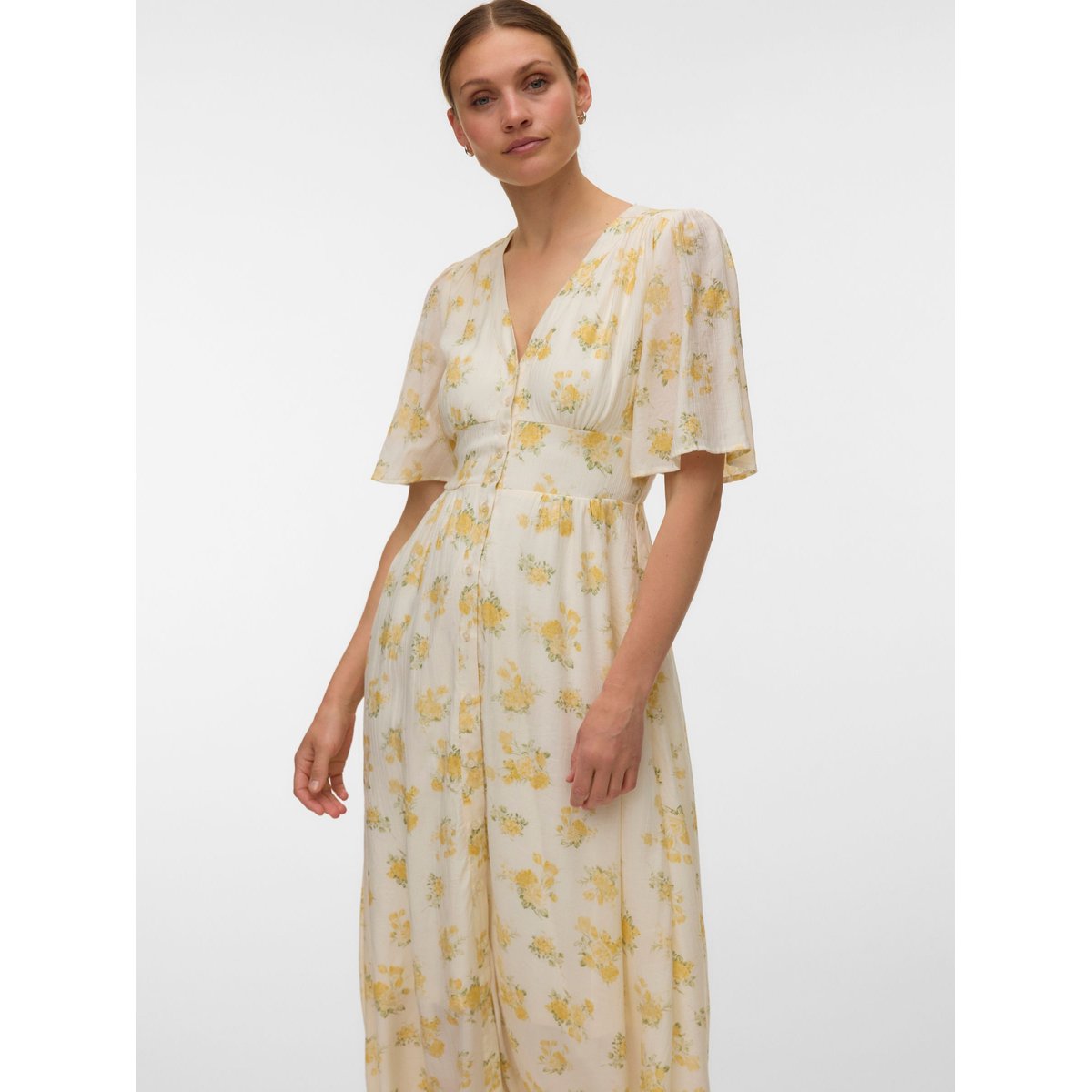 Robe Smockée birch, VERO MODA