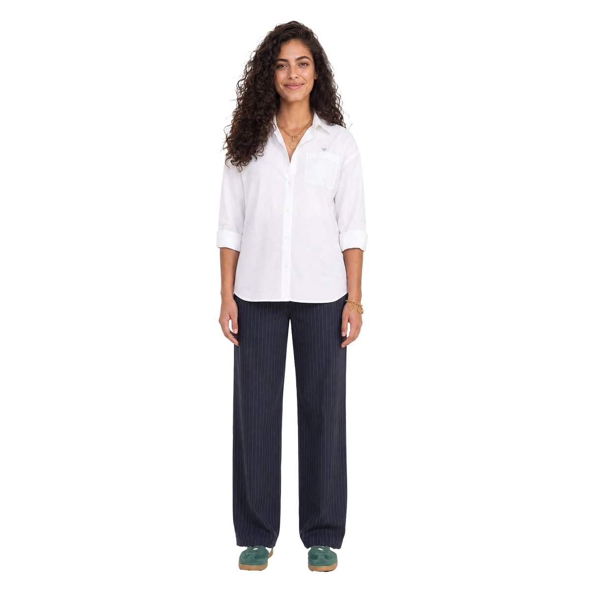 Pantalon de grossesse bandeau marine, VERTBAUDET