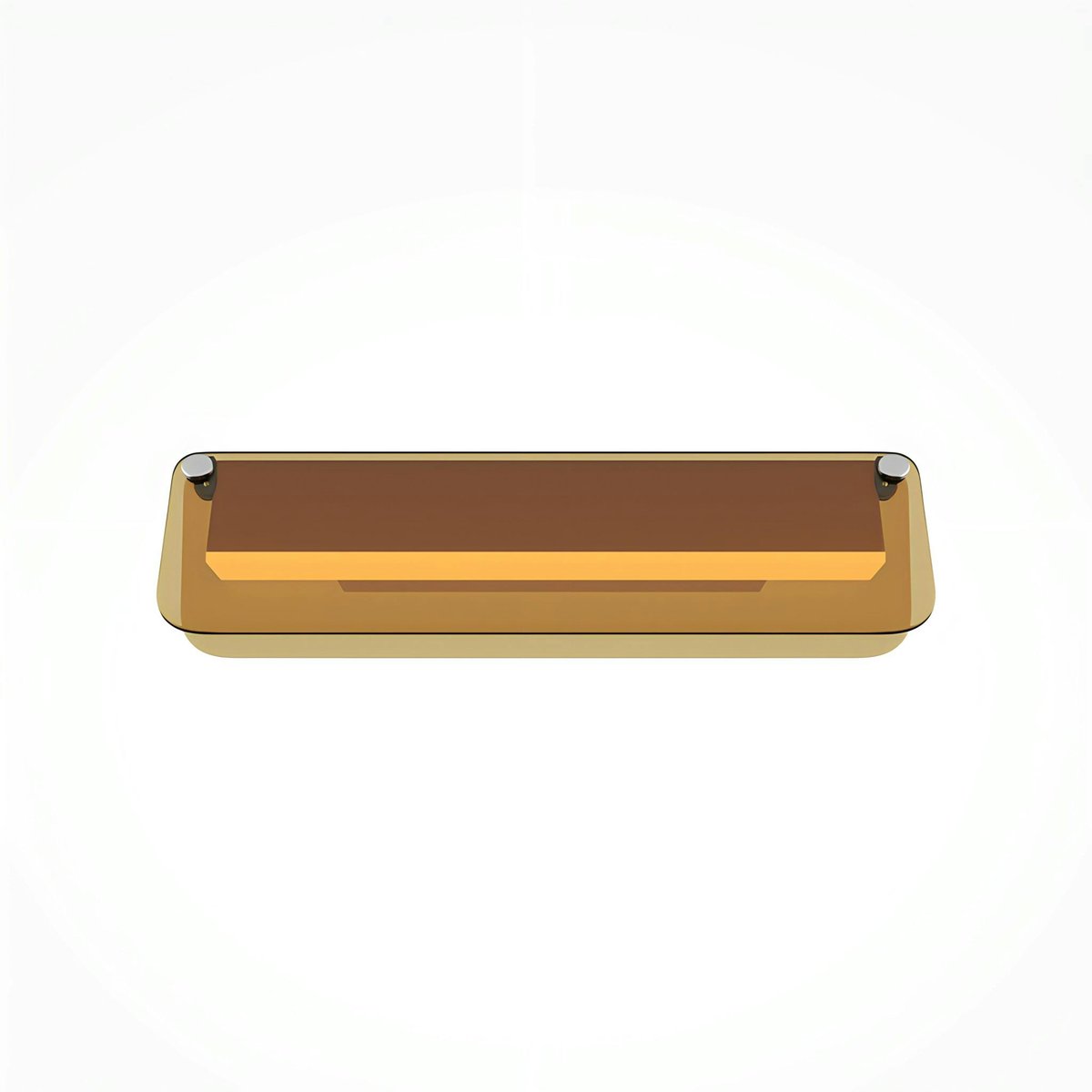 Applique à LED horizontale ave volet MINA ambré, PIER IMPORT