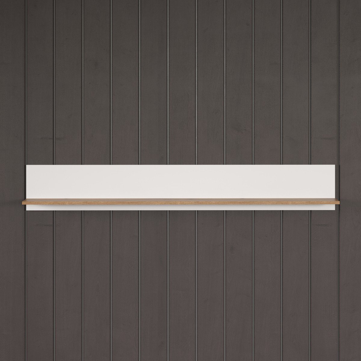Etagère murale avec 1 tablette L170 cm - VITORIA blanc, CALICOSY