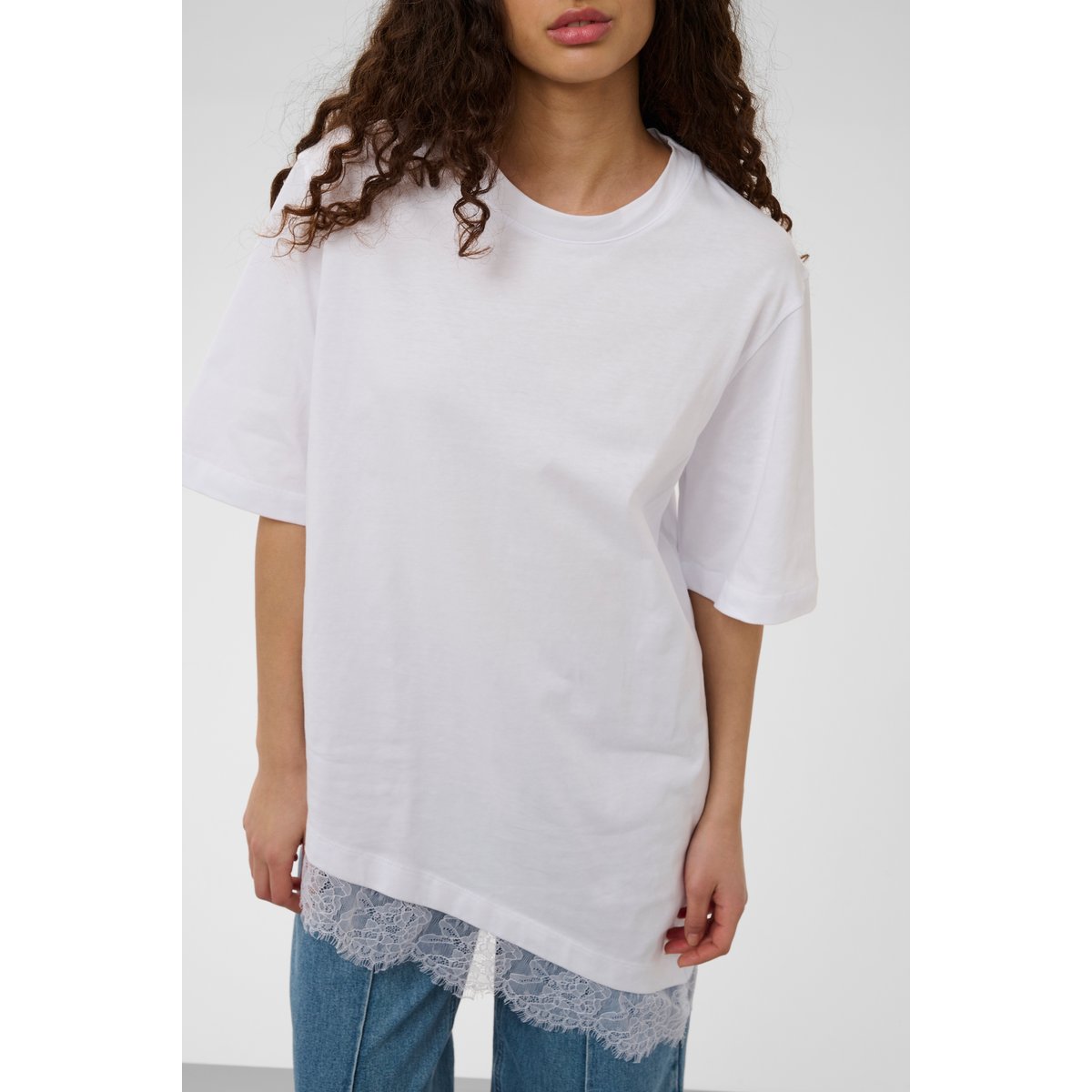 T-shirt blanc bright white, SOAKED IN LUXURY