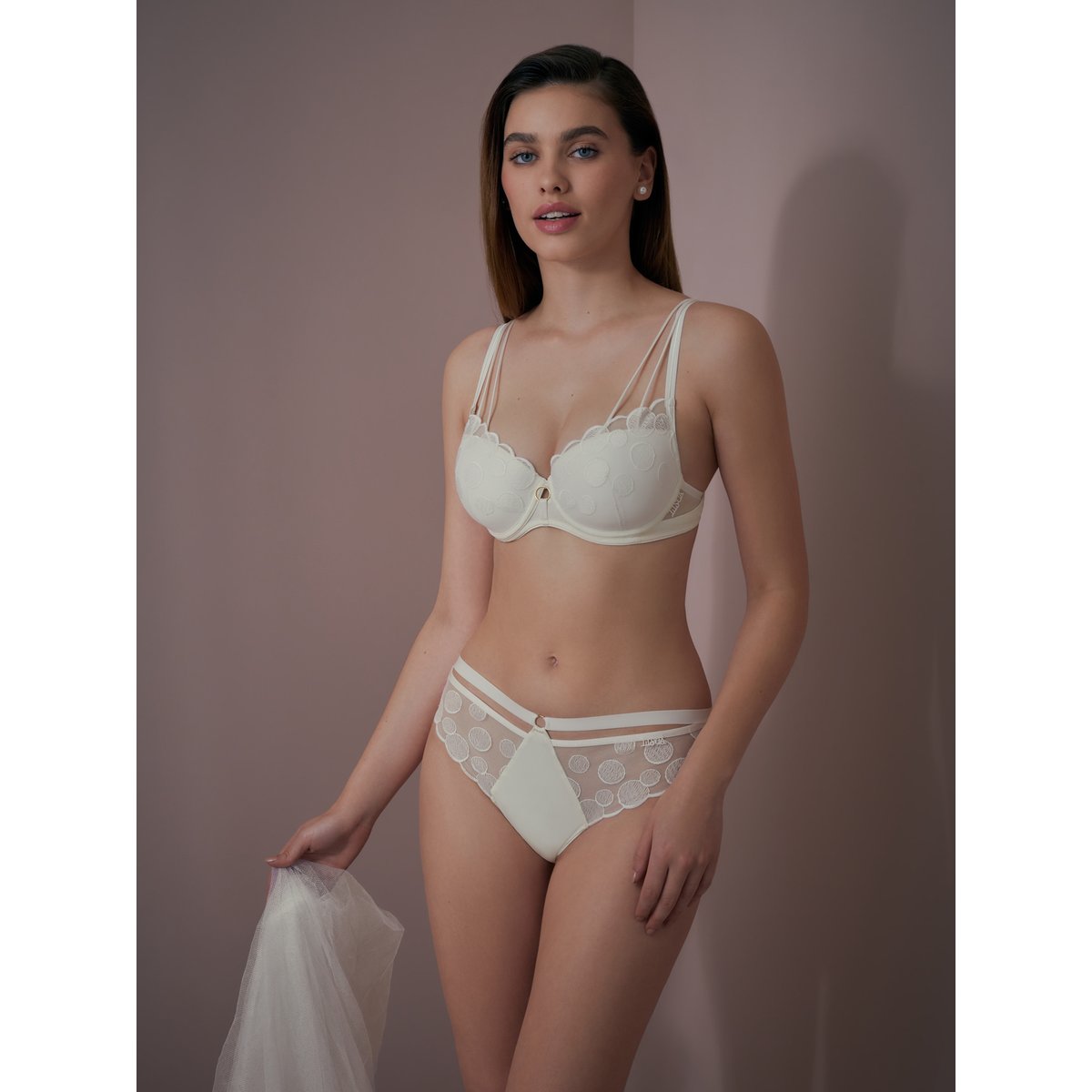 Soutien-gorge préformé Venus Mariage ivoire, LISCA