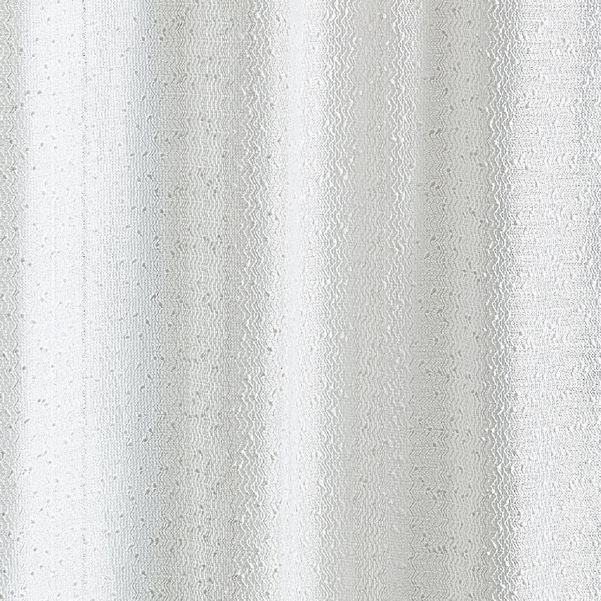 Voilage uni  -  - Effet bouclettes - QABANE blanc, HOME MAISON
