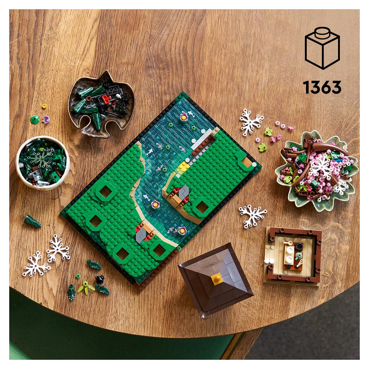 LEGO Icons - Jardin paisible 10315 : Un Échappatoire Zen pour Adultes multicolore, LEGO