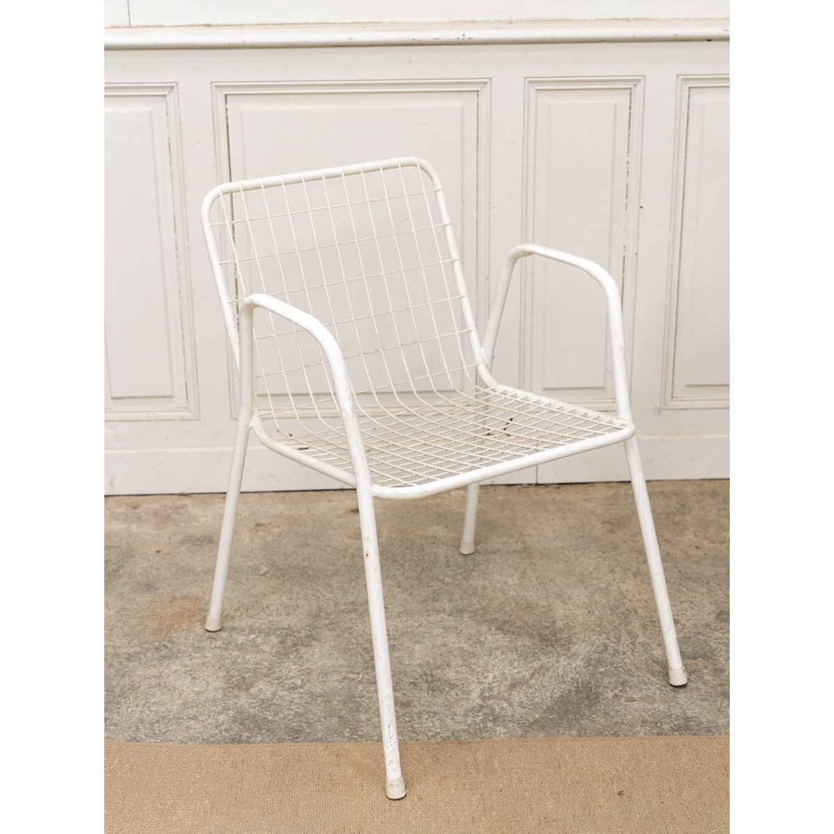 Chaise de jardin blanche EMU Alma N°1697 - Bon état blanc, DEBONGOUT