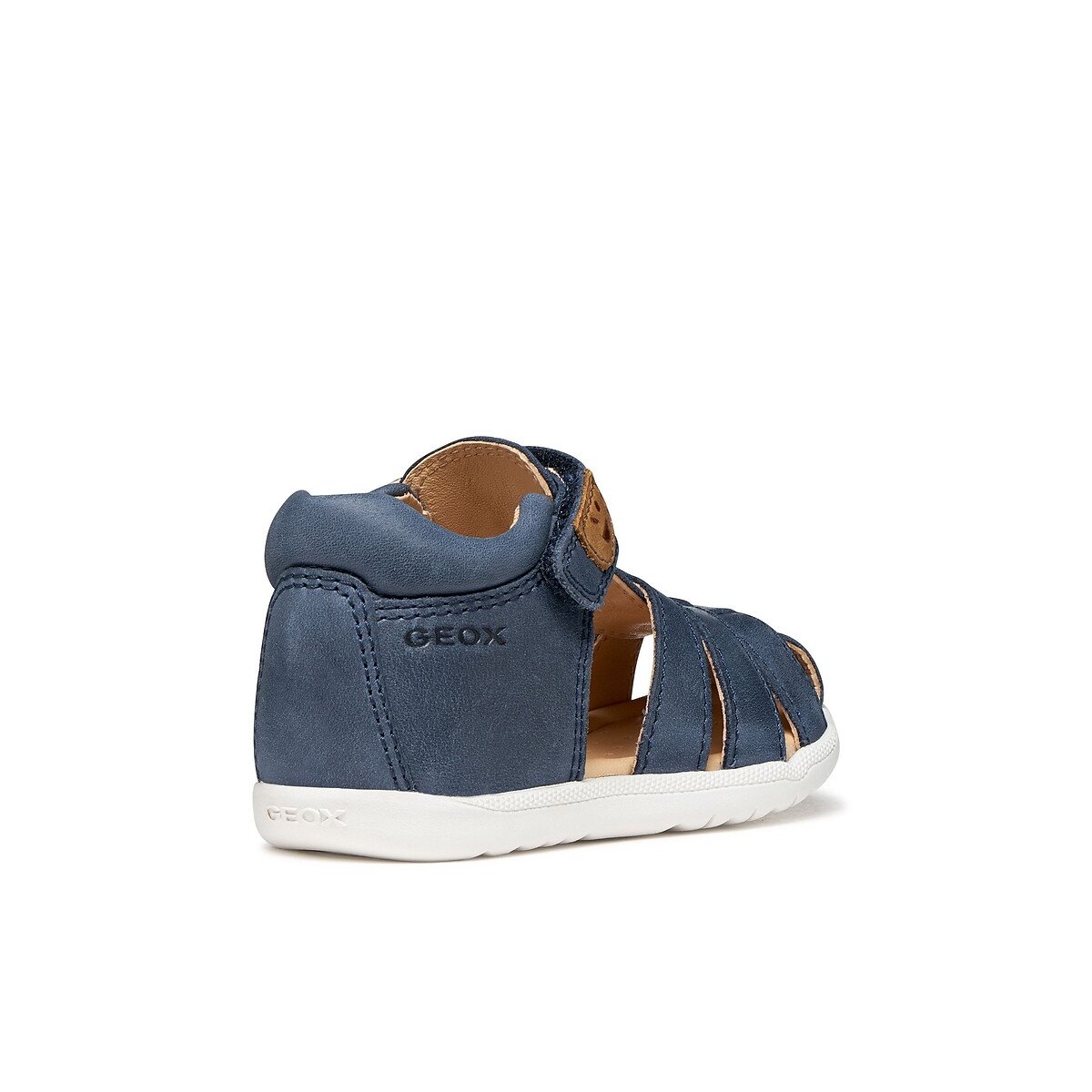 Sandales en cuir MACCHIA, premiers pas bleu marine, GEOX