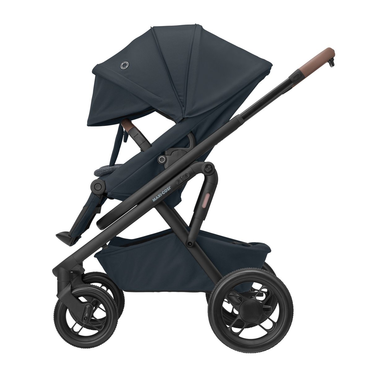 Poussette tout-terrain Lila XP+, avec Nacelle bébé gris foncé, MAXI COSI