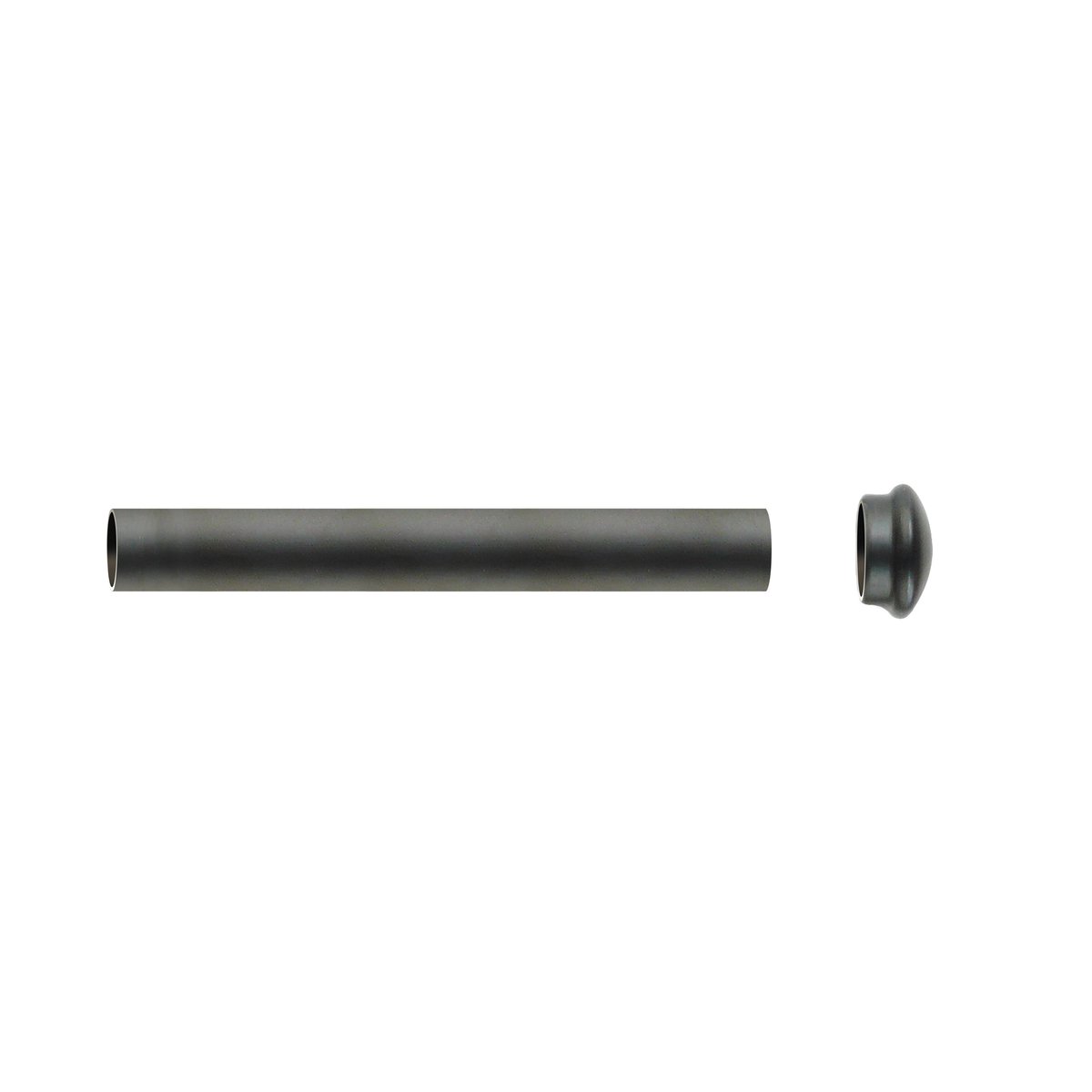 Tube tringle noir mat 1,5 m x 28 mm noir, HOME MAISON