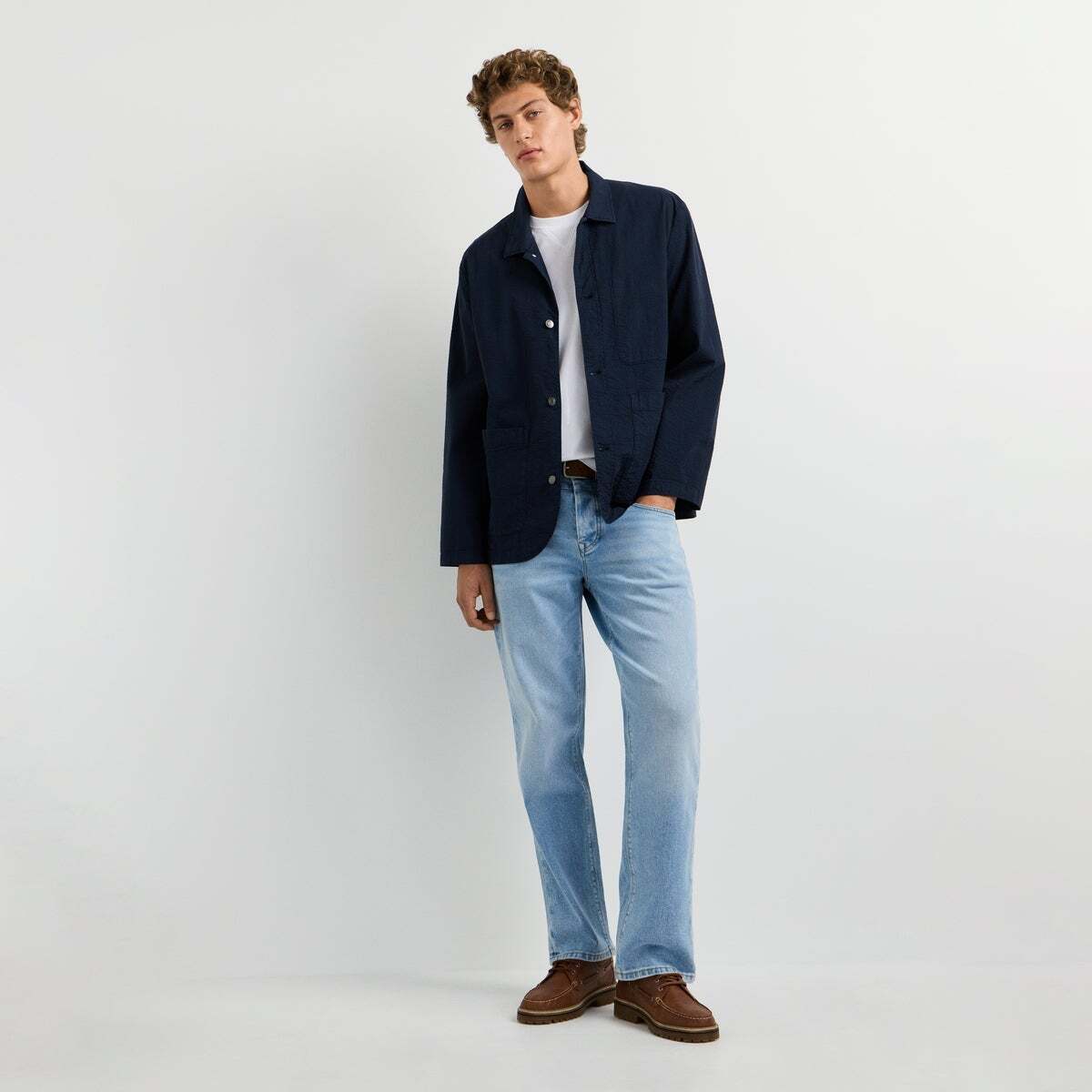 Dalston - Jean Coupe Regular, Taille Normale bleu ciel vintage, PEPE JEANS