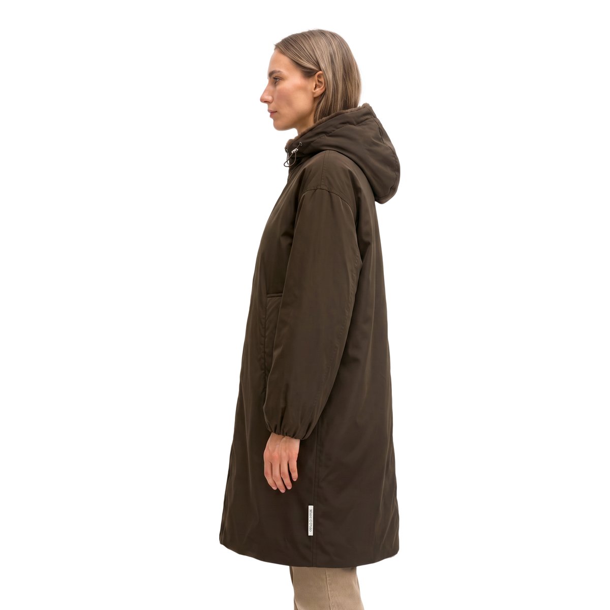 Veste réversible  relaxed en polyester recyclé marron, MARC O'POLO